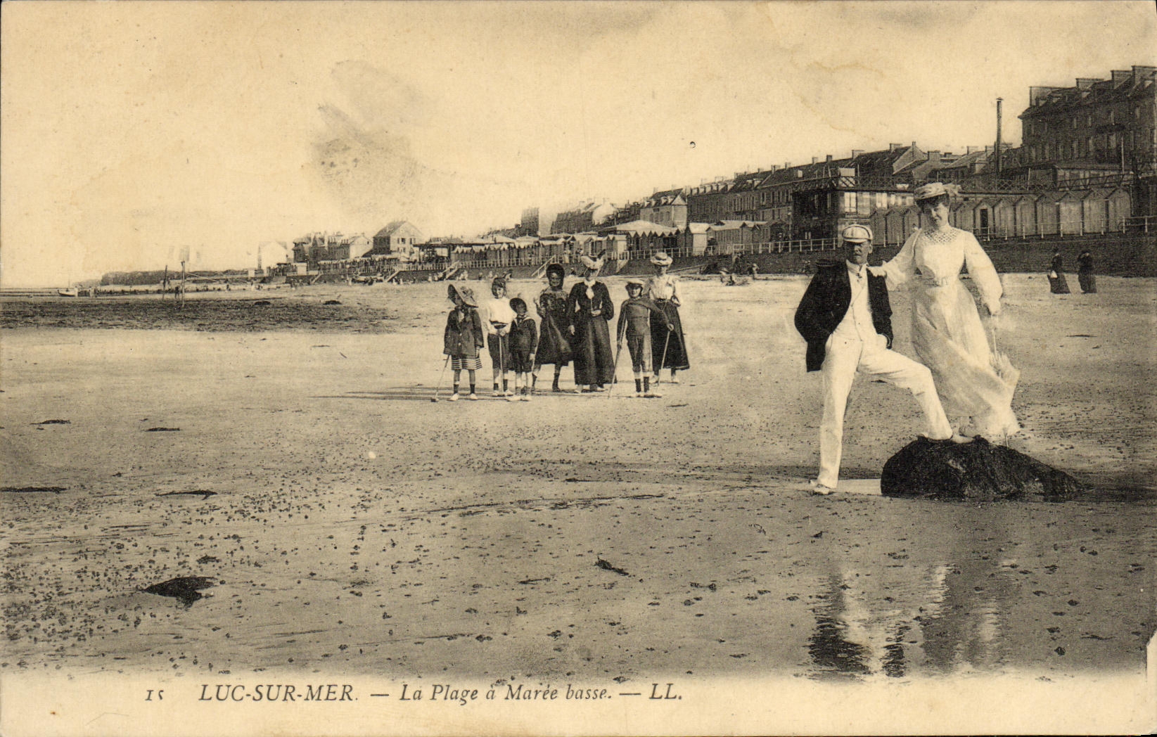 CPA Luc Sur Mer La Plage a Maree Basse