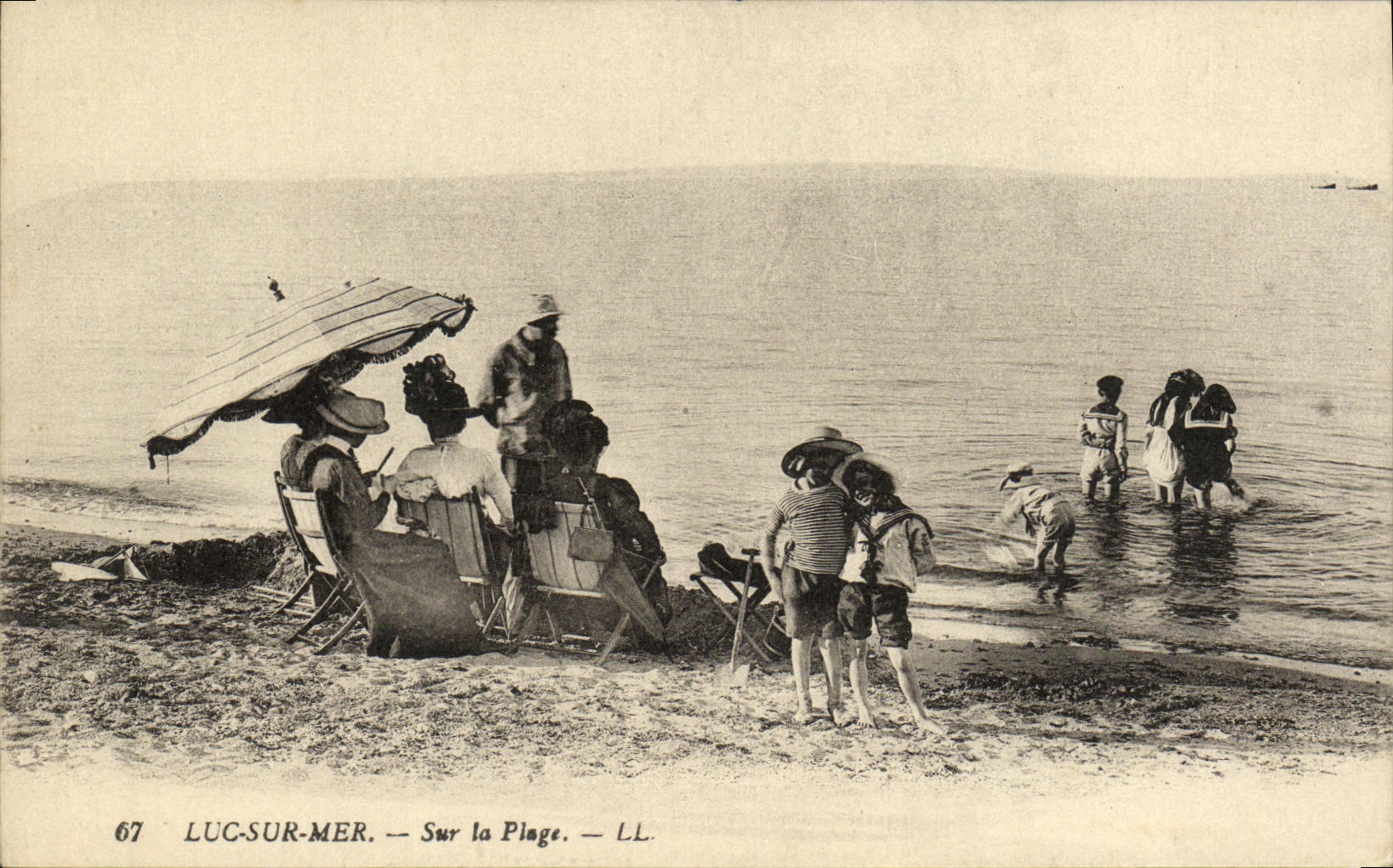 CPA Luc Sur Mer Sur la Plage