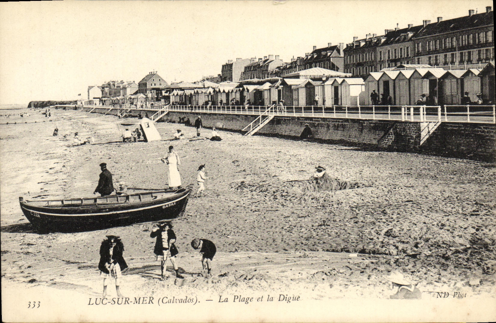 CPA Luc Sur Mer La Plage et la Digue