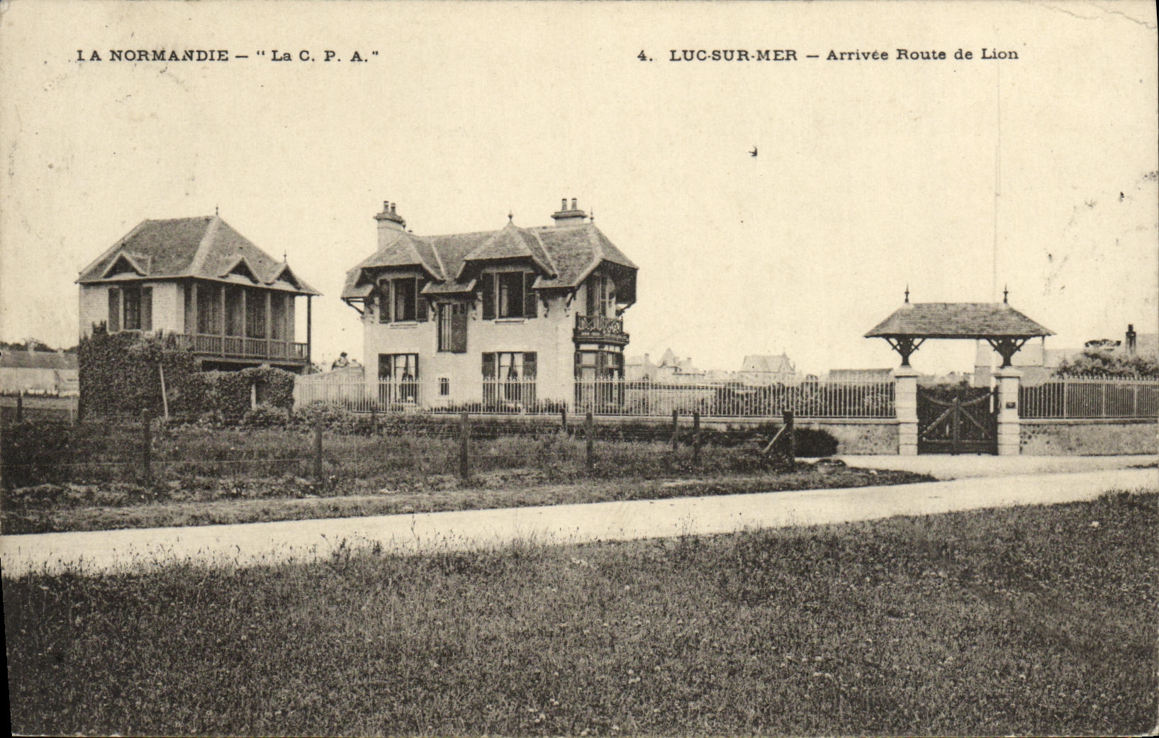 POSTAL Lucas de la VENDIMIA en el camino llegado del mar del leon