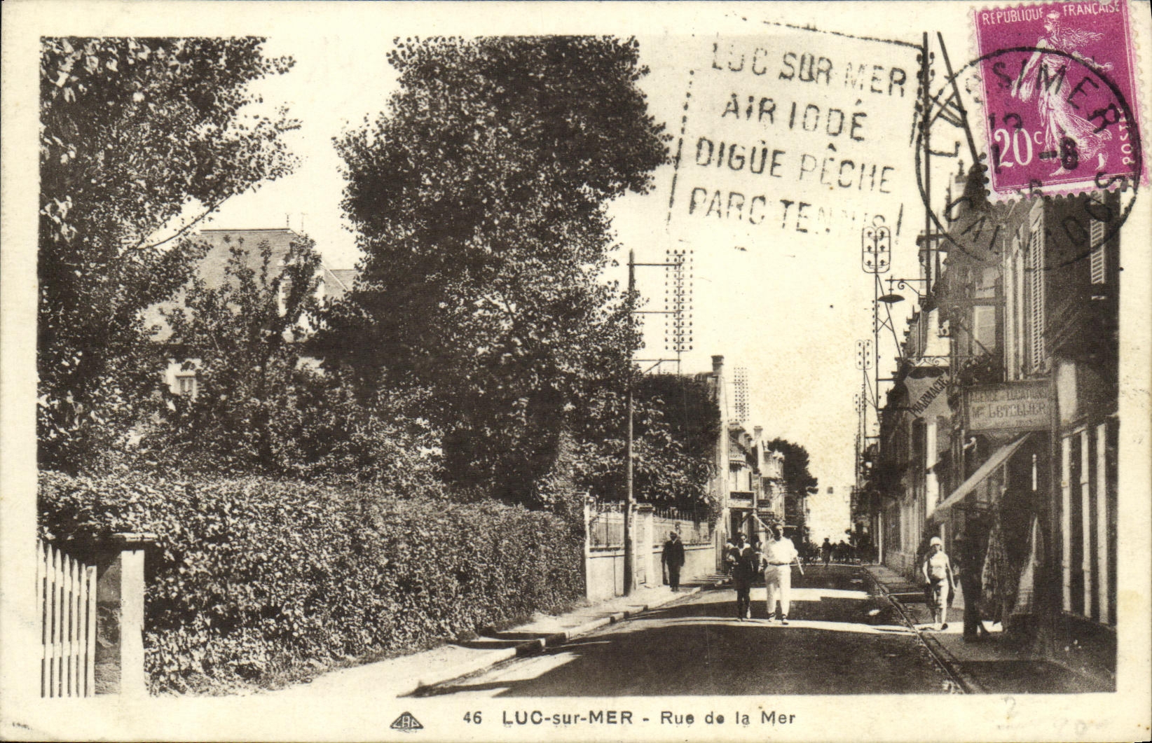 CPA Luc Sur Mer Rue de la Mer