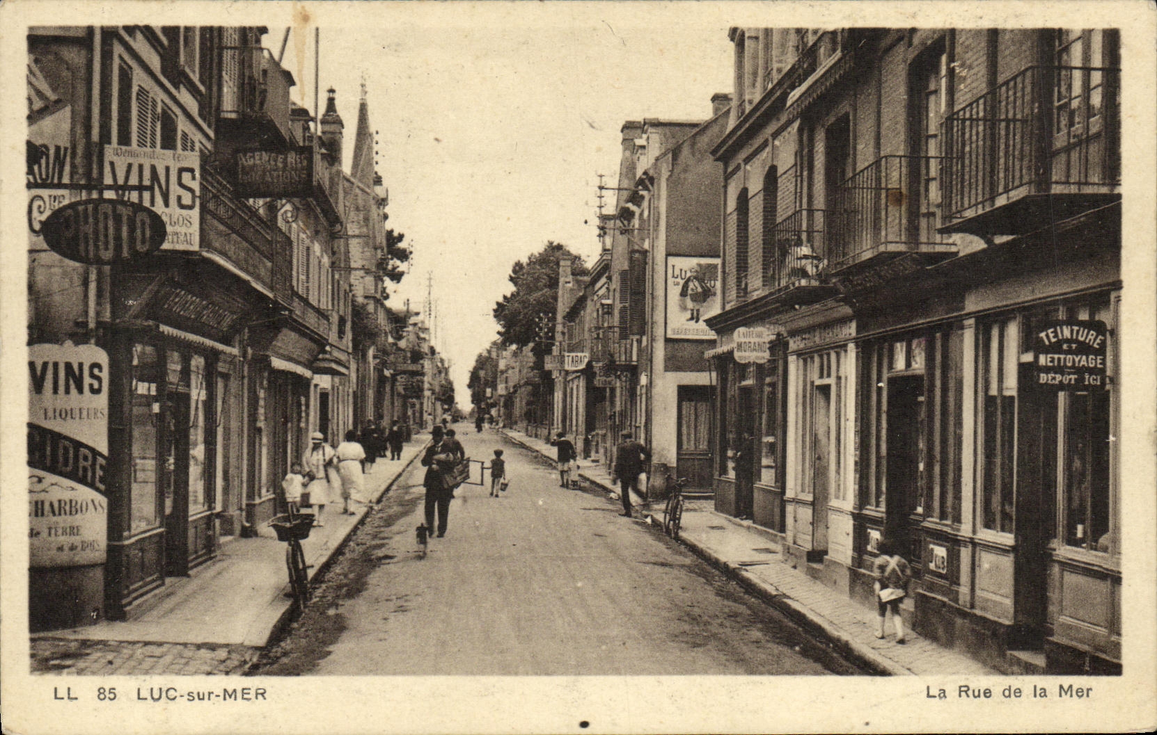 CPA Luc Sur Mer Rue de la Mer