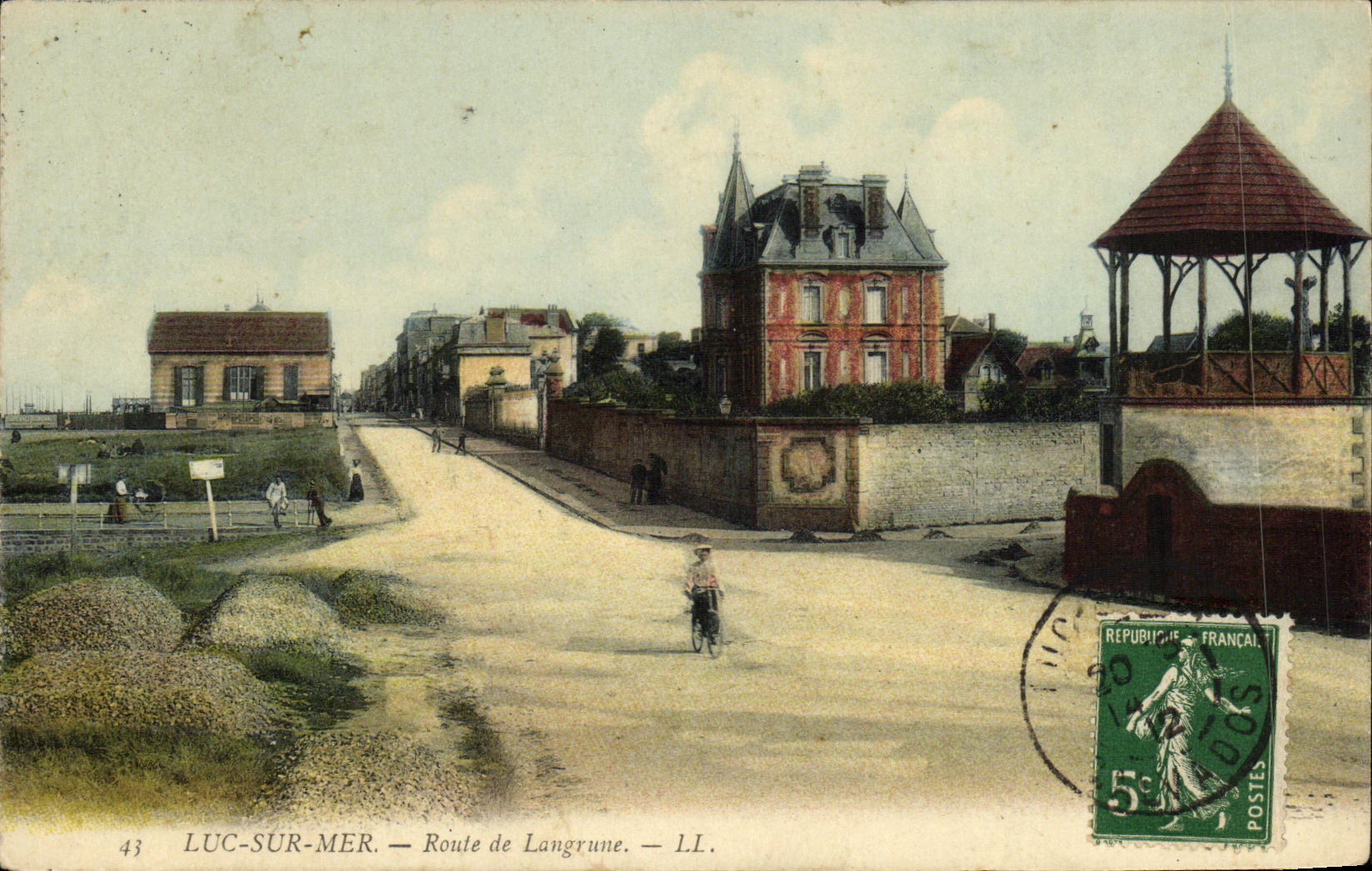CPA Luc Sur Mer Route de Langrune