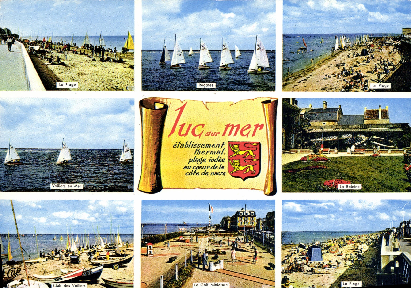 POSTAL MODERNA Lucas en el mar