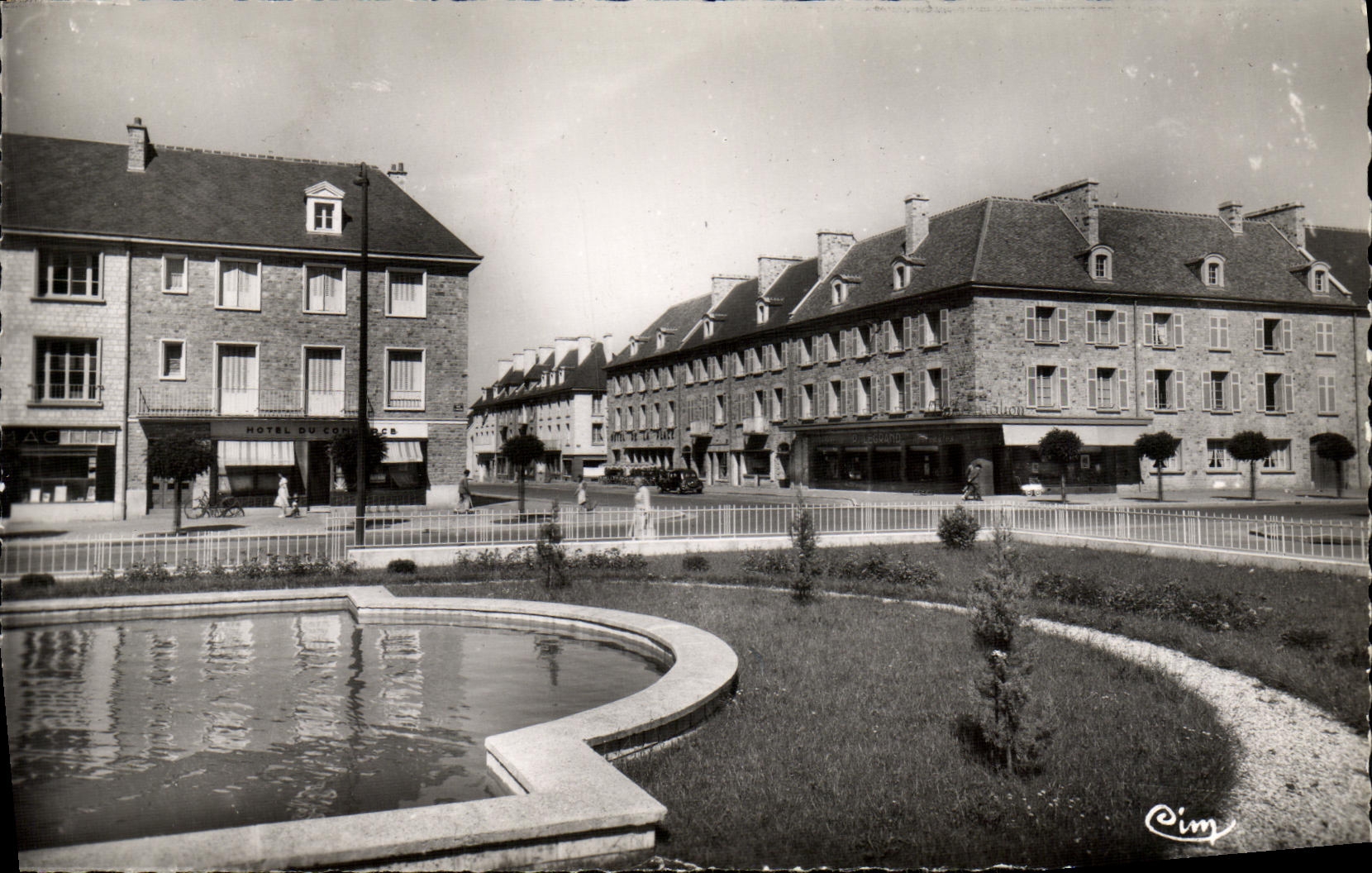 MODERN CARD Aunay On Odon Places L church