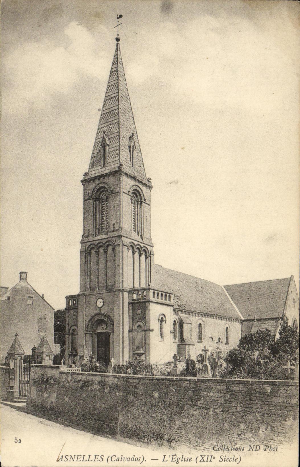 CPA Asnelles L eglise