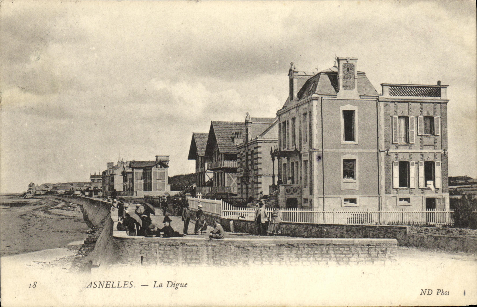 CPA Asnelles La Digue 