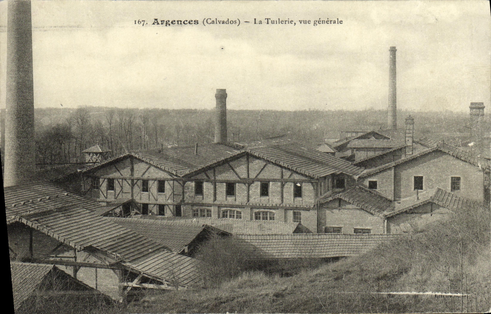 VINTAGE POSTCARD Argences Tilery View