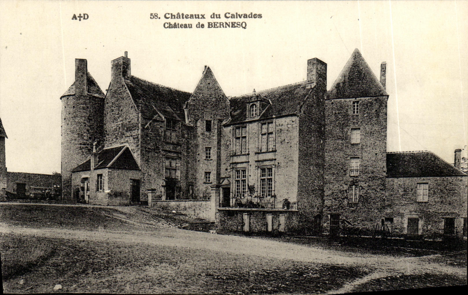 CPA Chateaux Du Calvados Chateau De Bernesq