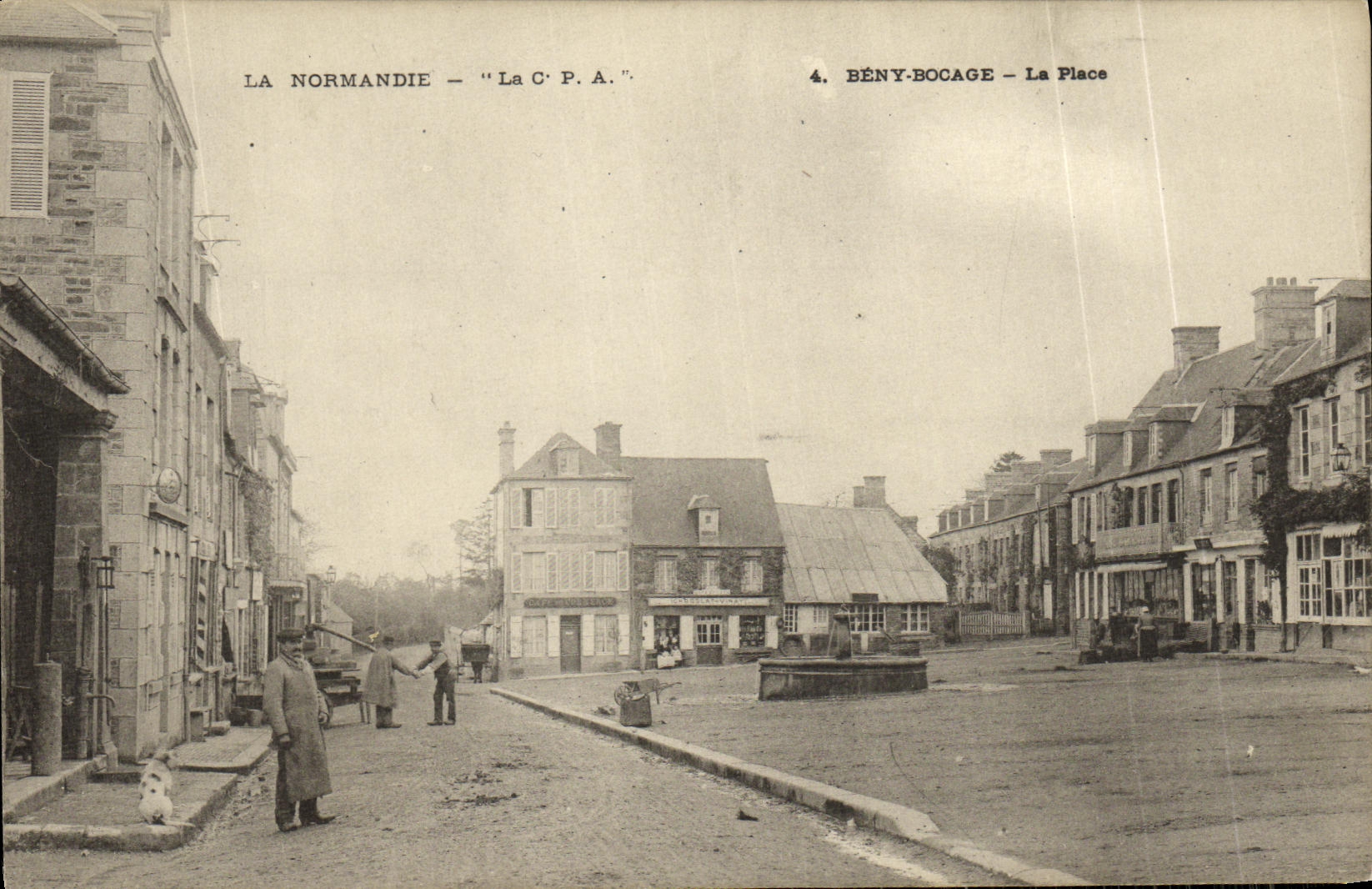 CPA La Normandie Beny Boucage La Place