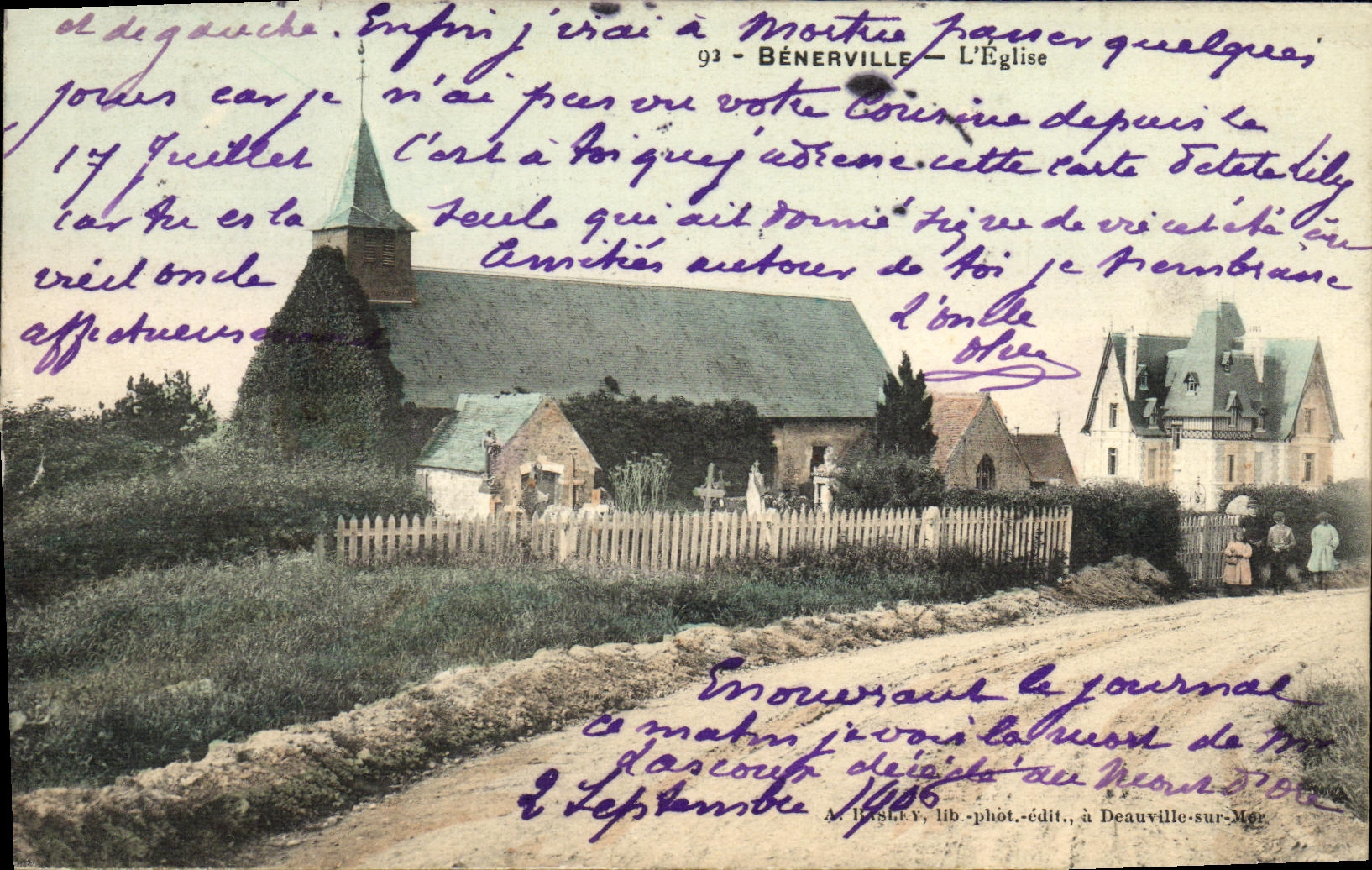 CPA Benerville L Eglise