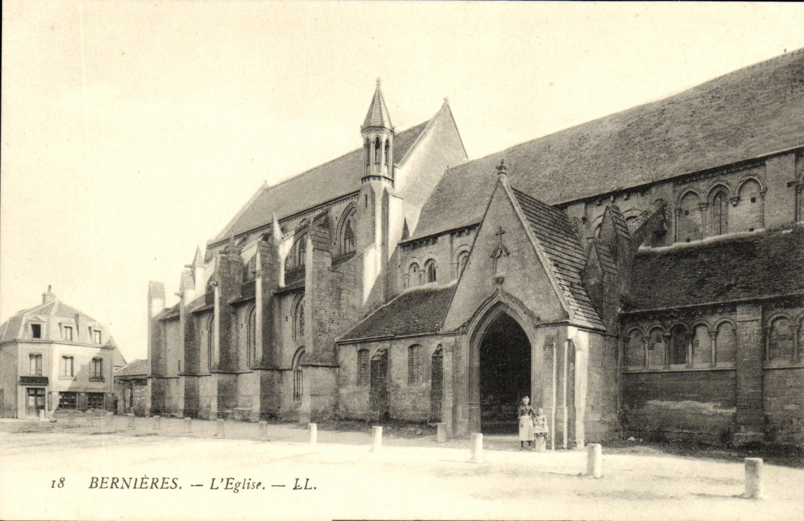 CPA Bernieres L Eglise