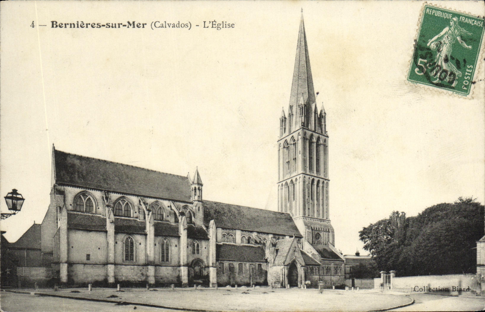 CPA Bernieres sur Mer L Eglise