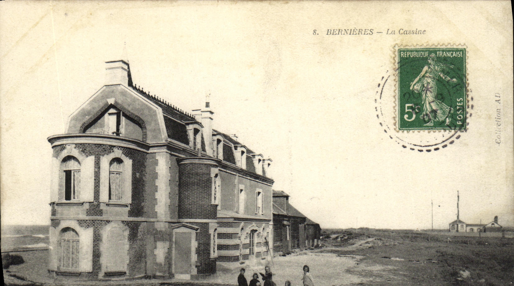 VINTAGE POSTCARD Bernieres Cassine