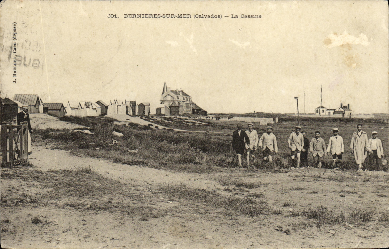 CPA Bernieres Sur Mer La Cassine