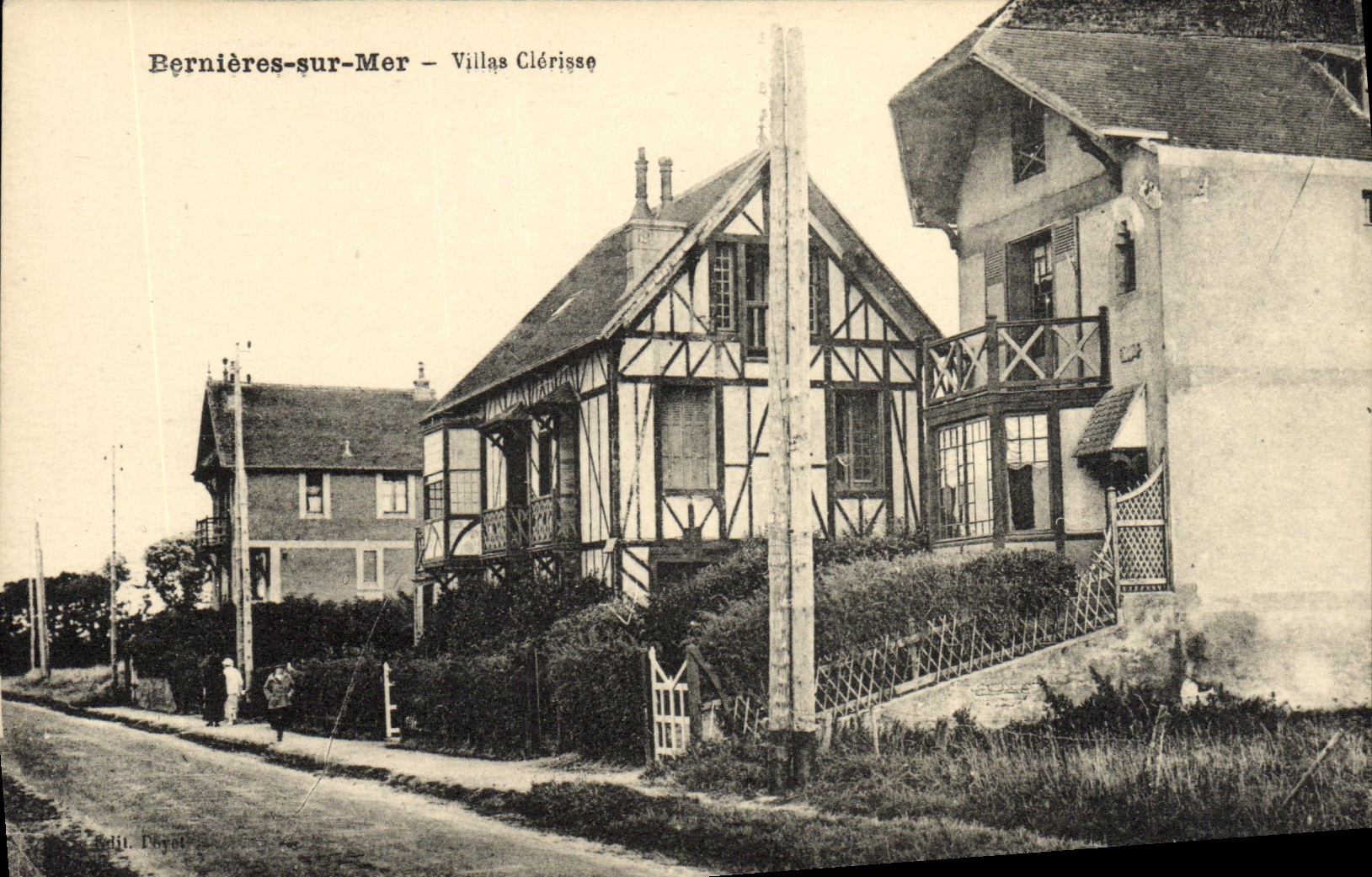 CPA Bernieres Sur Mer Villas Clerisse