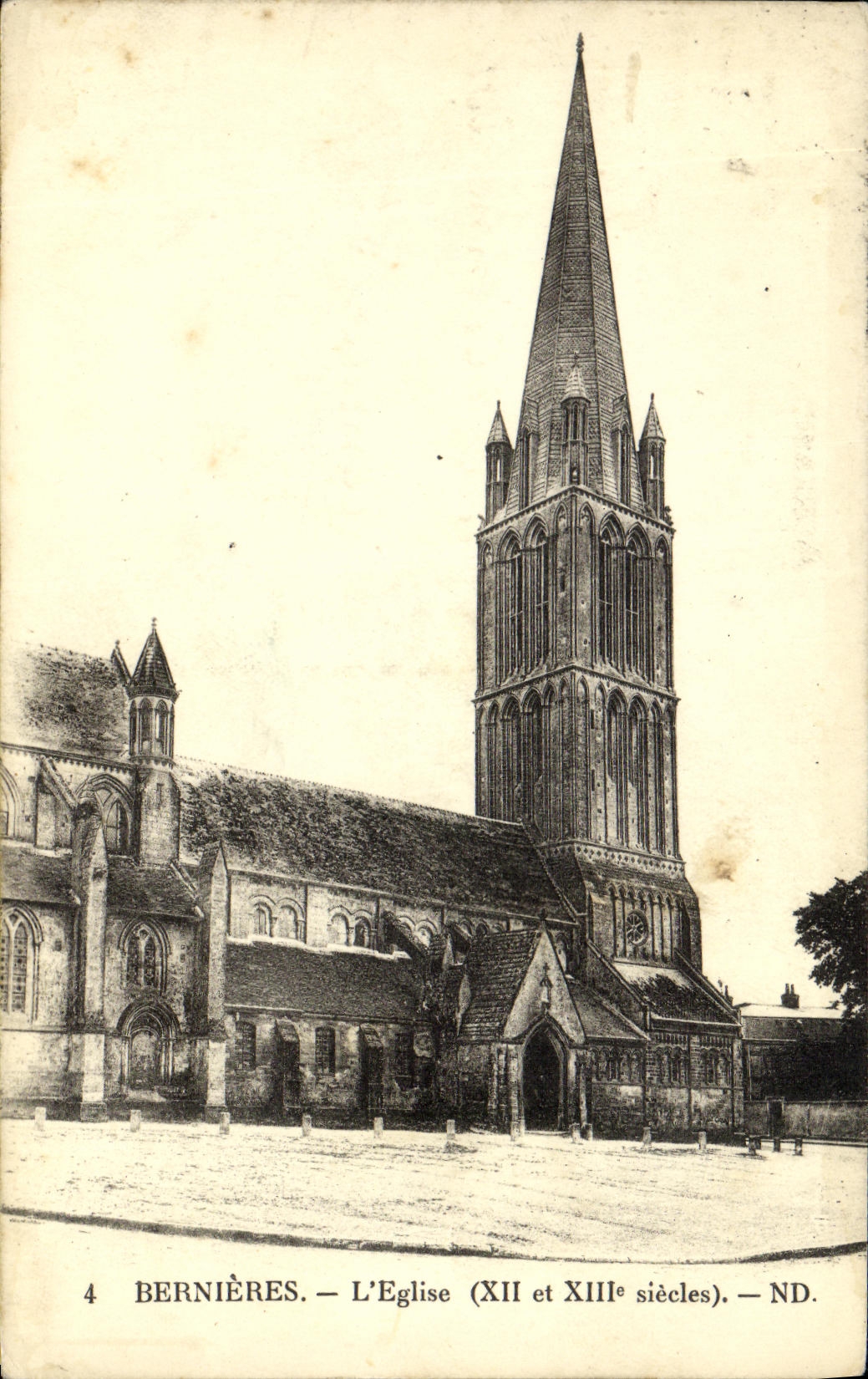 CPA Bernieres L Eglise 