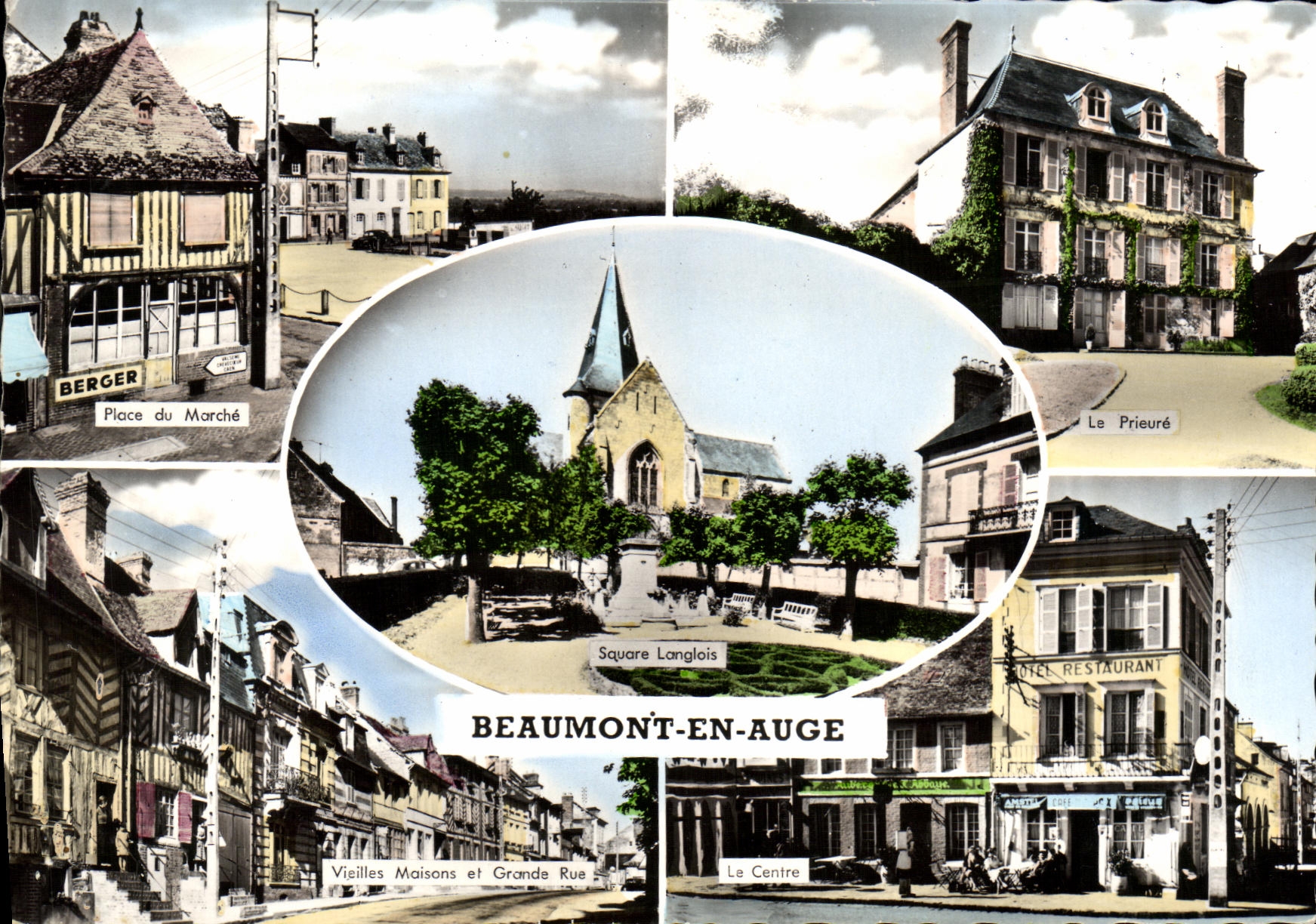 CPM Beaumont en Auge place du Marche Prieure 