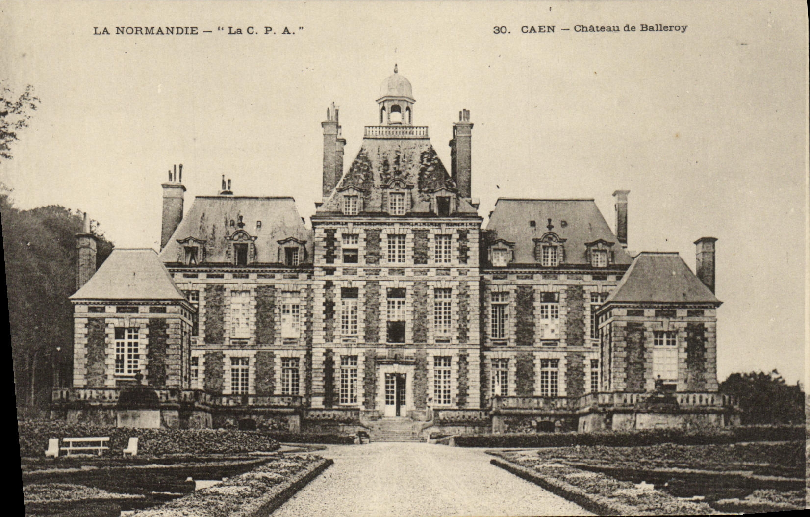 CPA Caen Chateau de Balleroy 