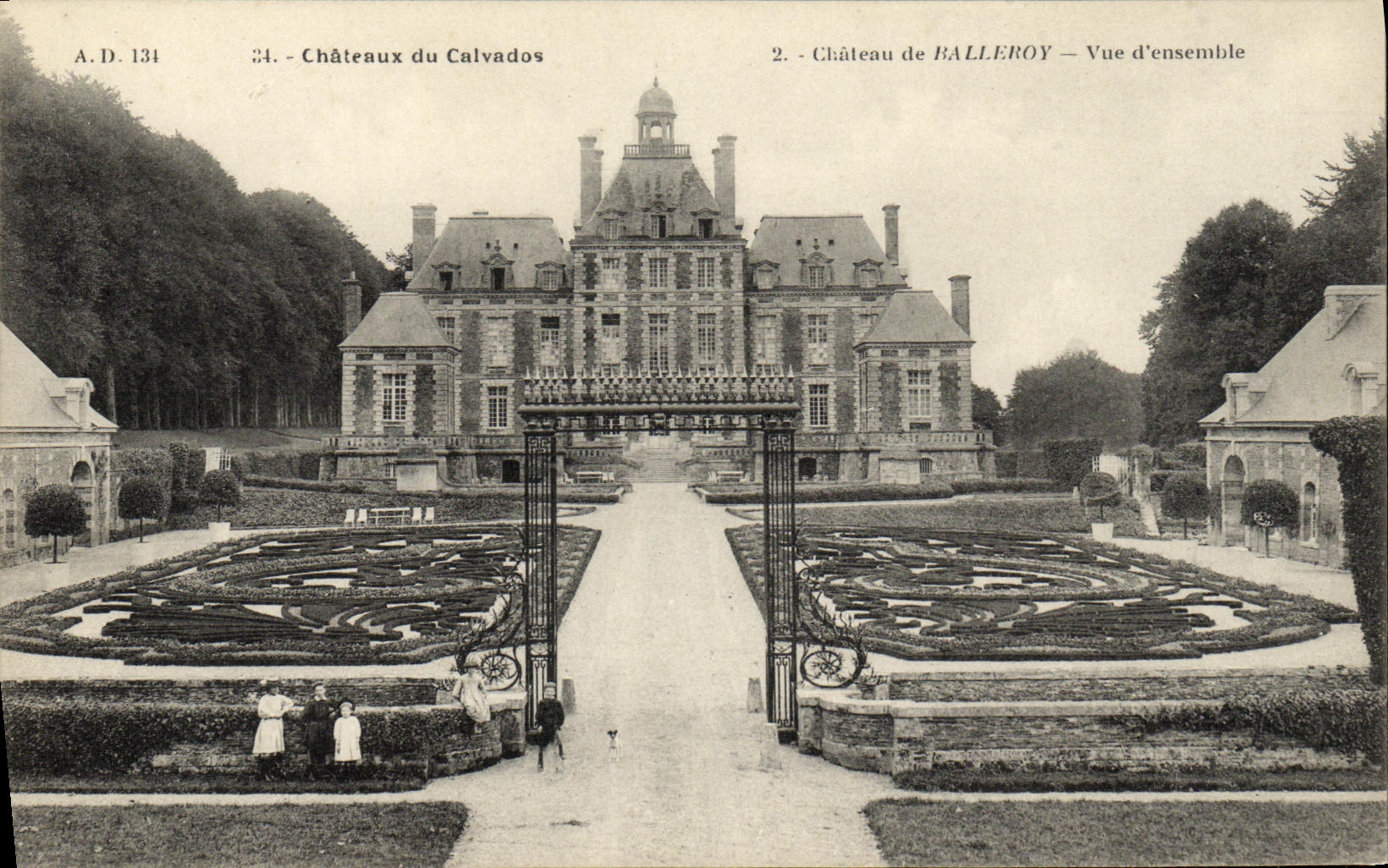 CPA Chateaux du Calvados Chateau de Balleroy Vue d ensemble