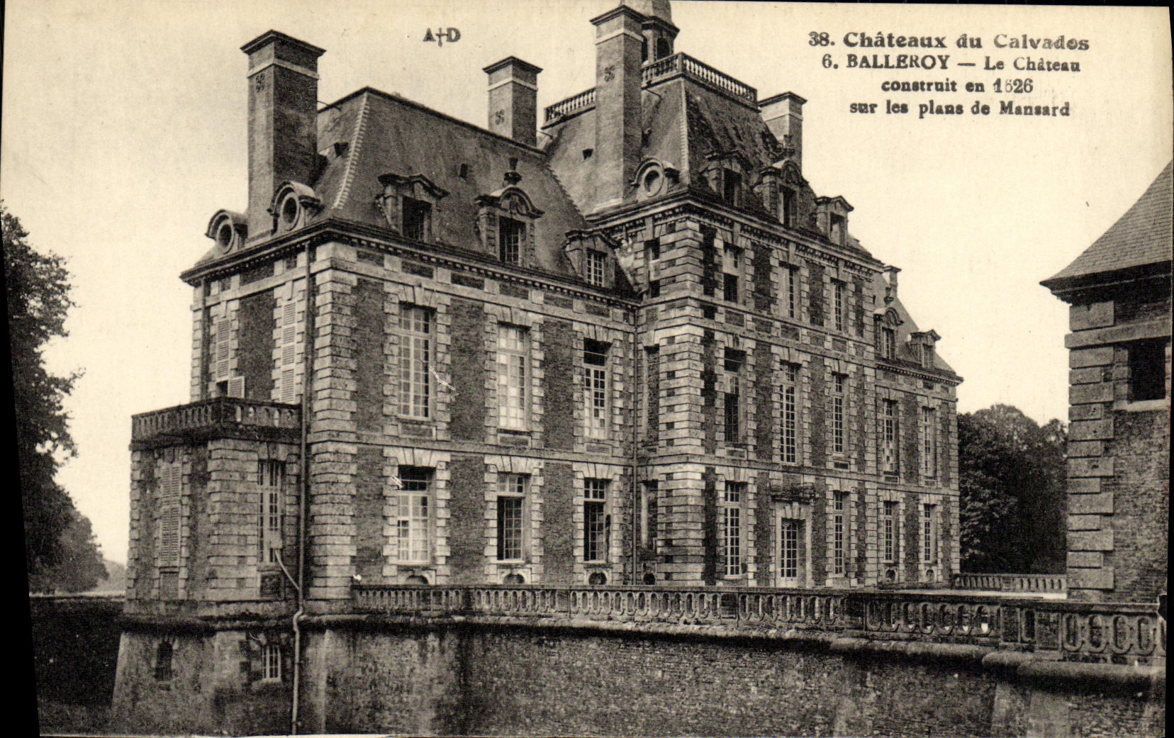 CPA Chateaux du Calvados Balleroy Le Chateau