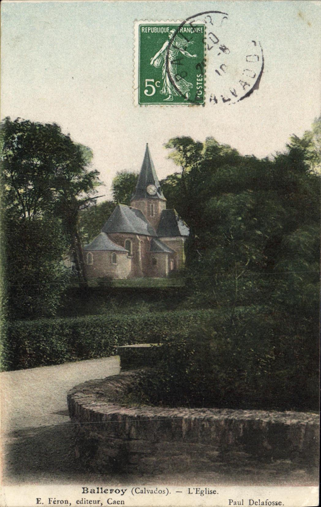 CPA Balleroy L Eglise