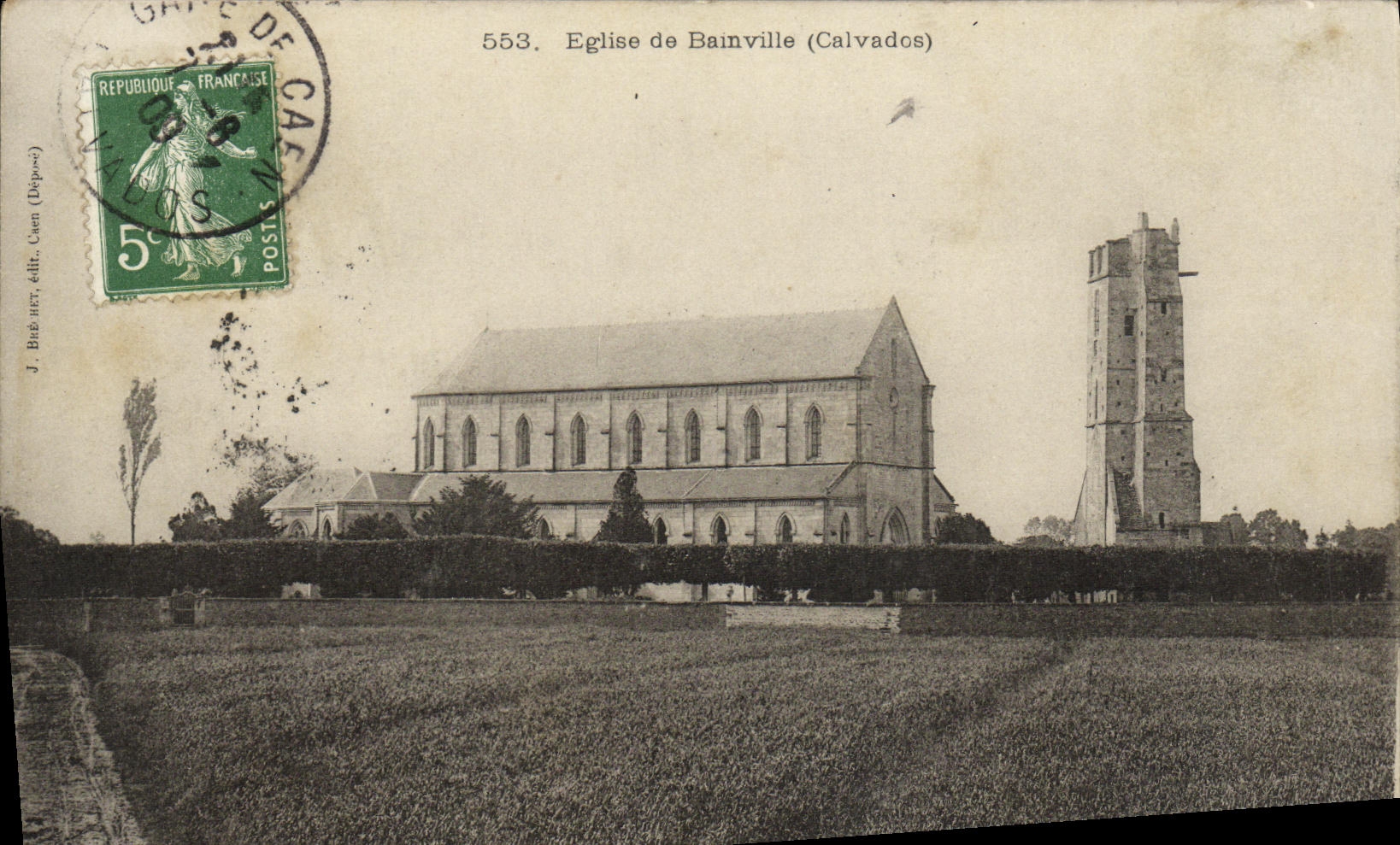 CPA Eglise de Bainville