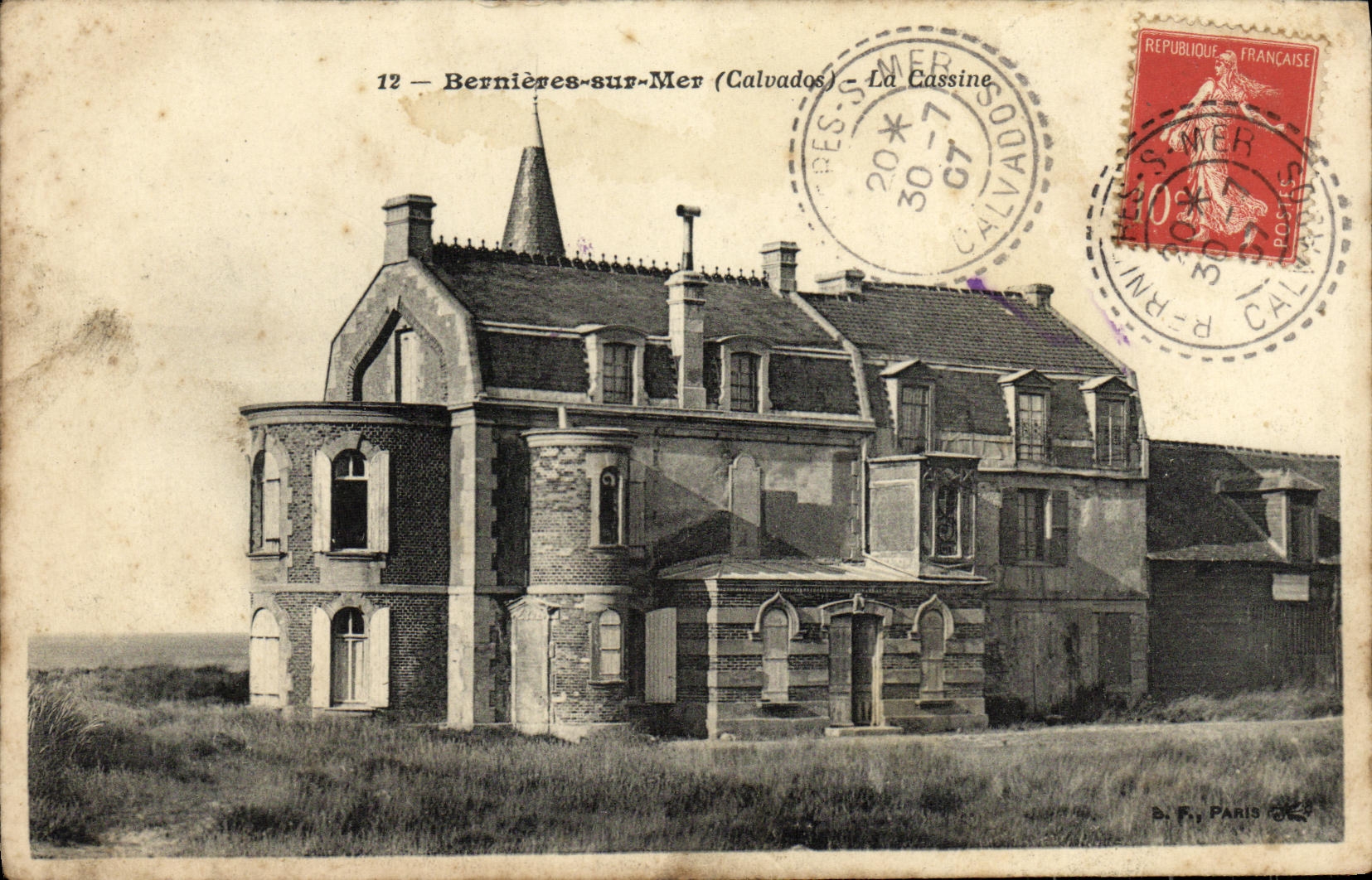 CPA Bernieres sur Mer La Cassine