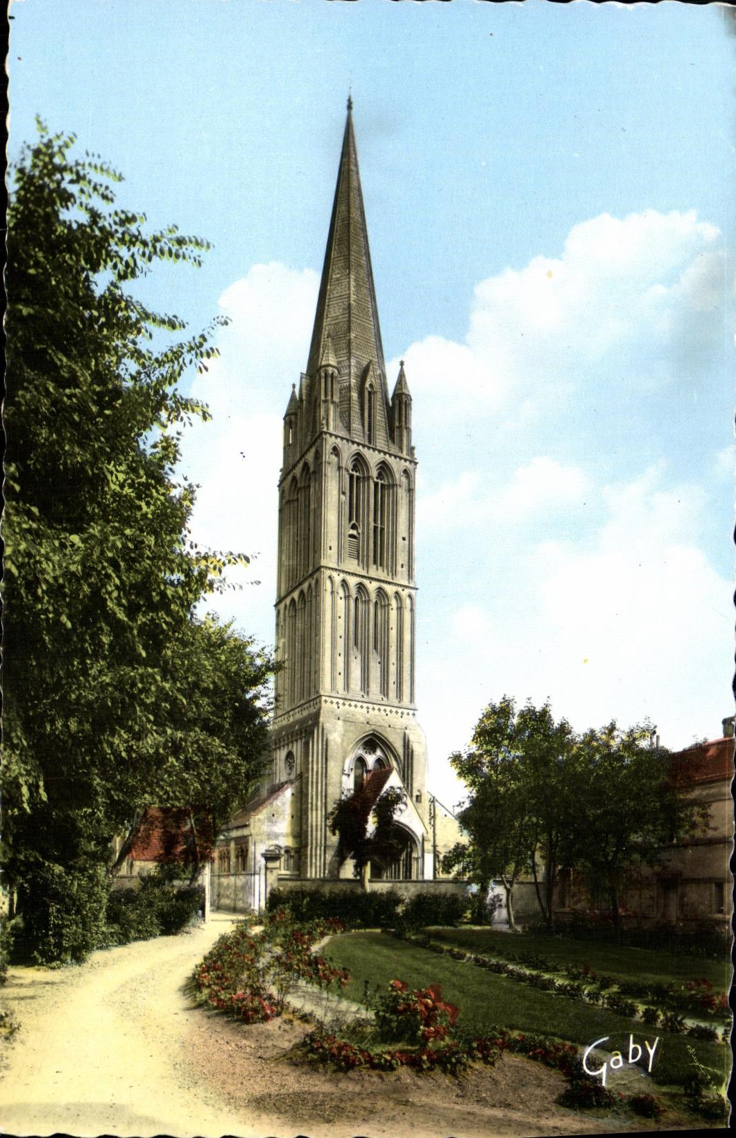 MODERN CARD Bernieres on Sea L Church