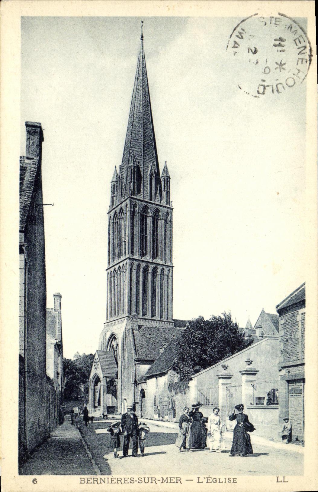 CPA Bernieres sur Mer L Eglise