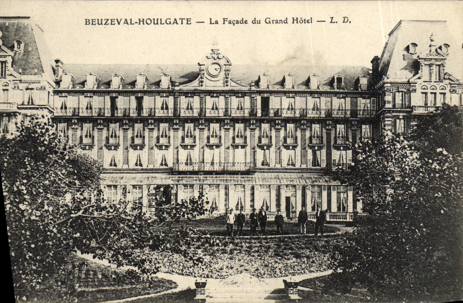 CPA Beuzeval Houlgate La Facade du Grand Hotel