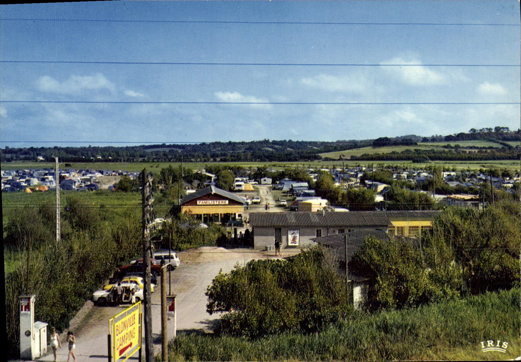 MODERN CARD Blonville S Sea Blonville Camp site