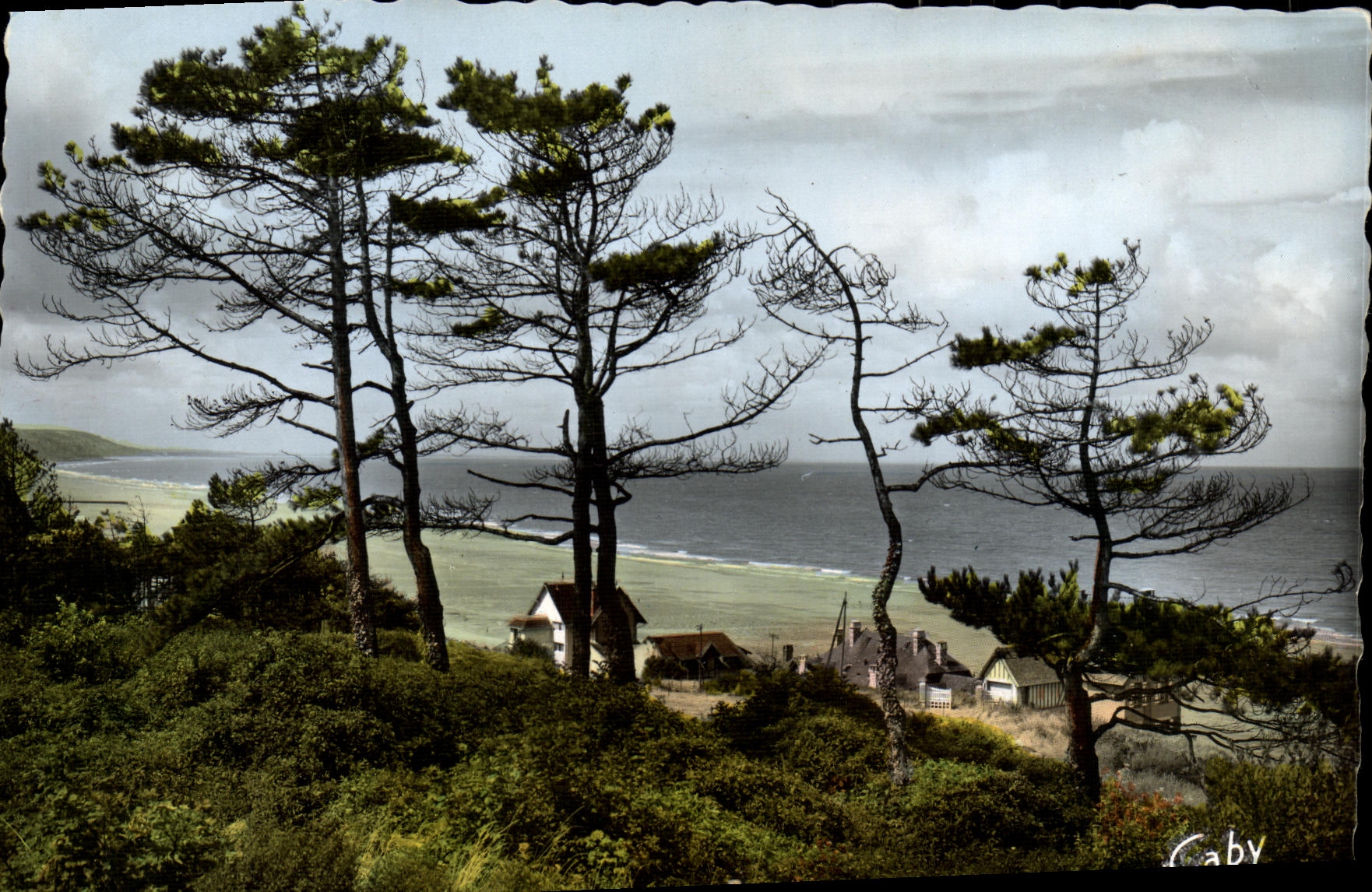 MODERN CARD Blonville on Sea the Dimension through the Pines