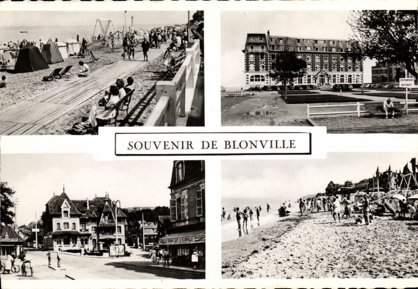 MODERN CARD To remember of Blonville