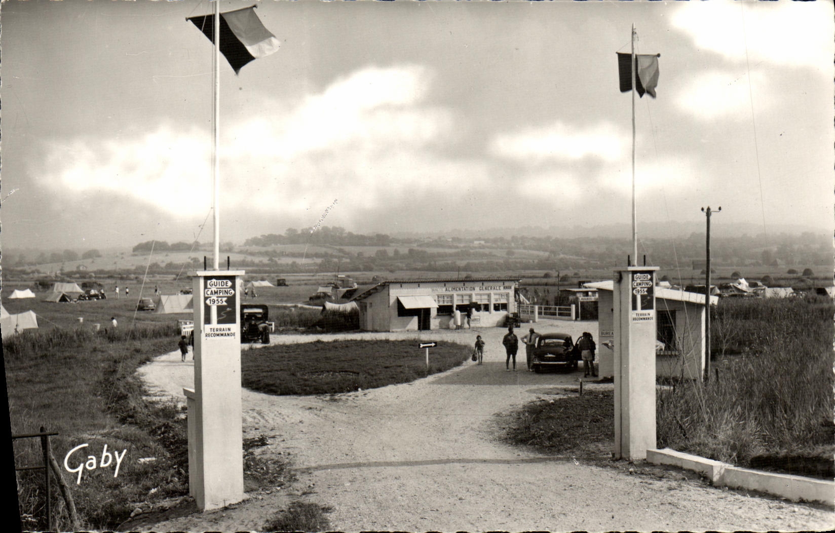 MODERN CARD Blonville on Sea the Camp site