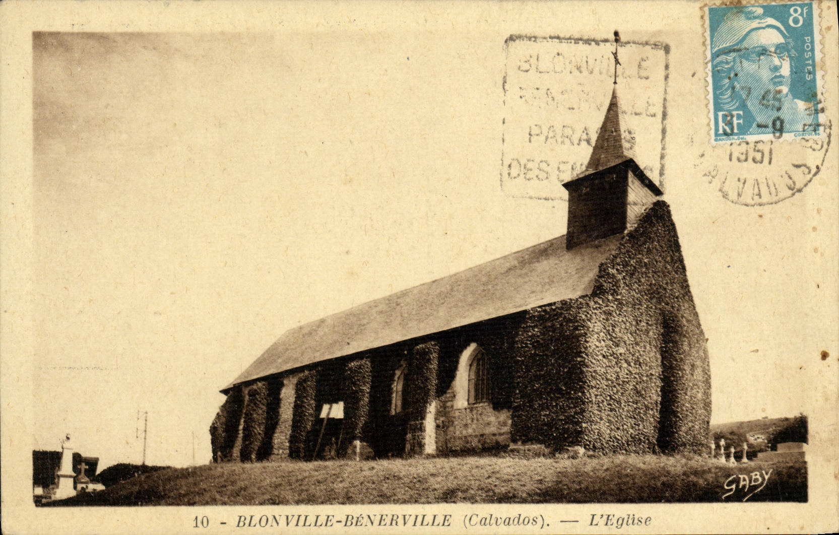 CPA Blonville Benerville L Eglise