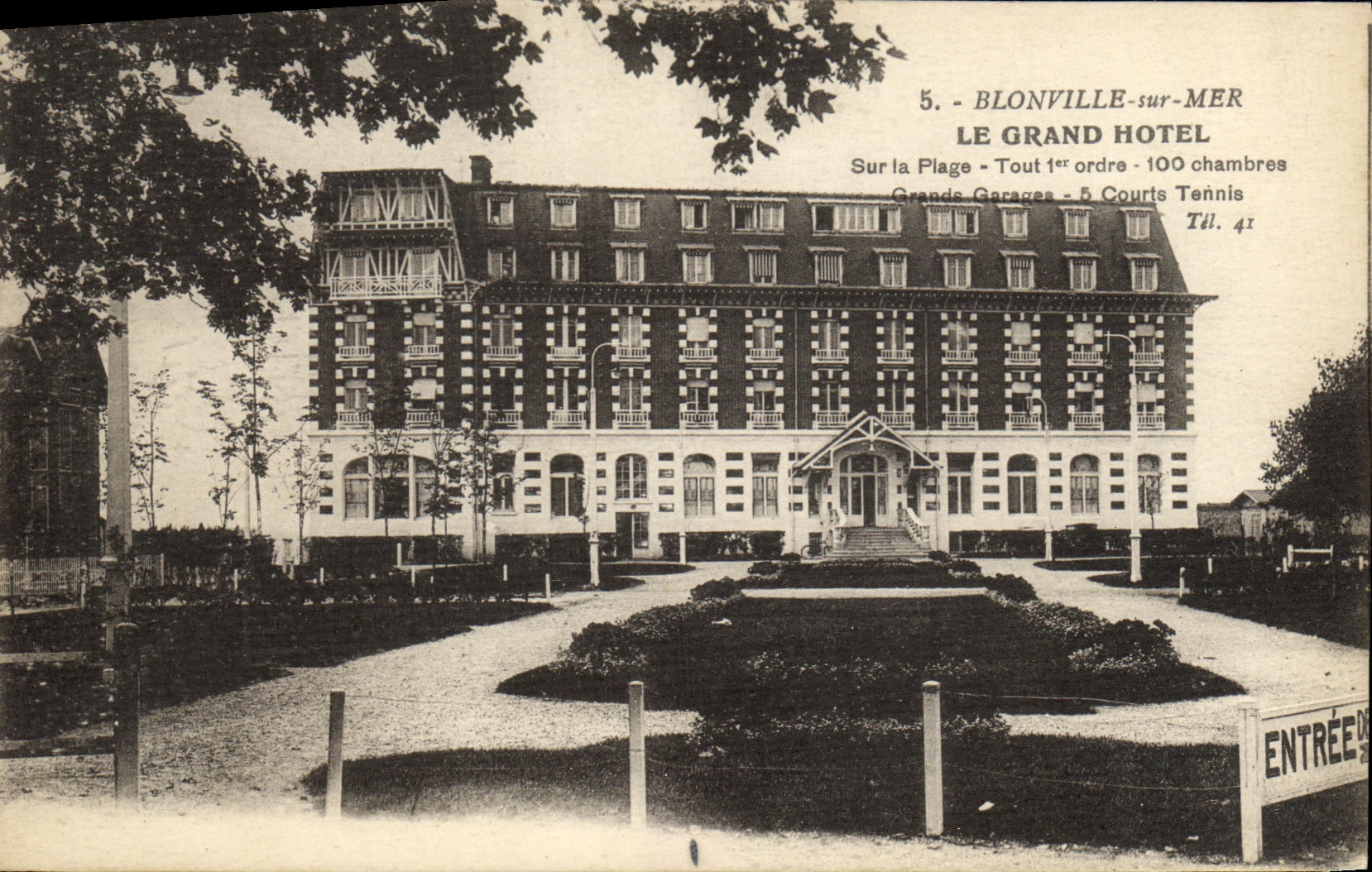 CPA Blonville sur Mer Le Grand Hotel