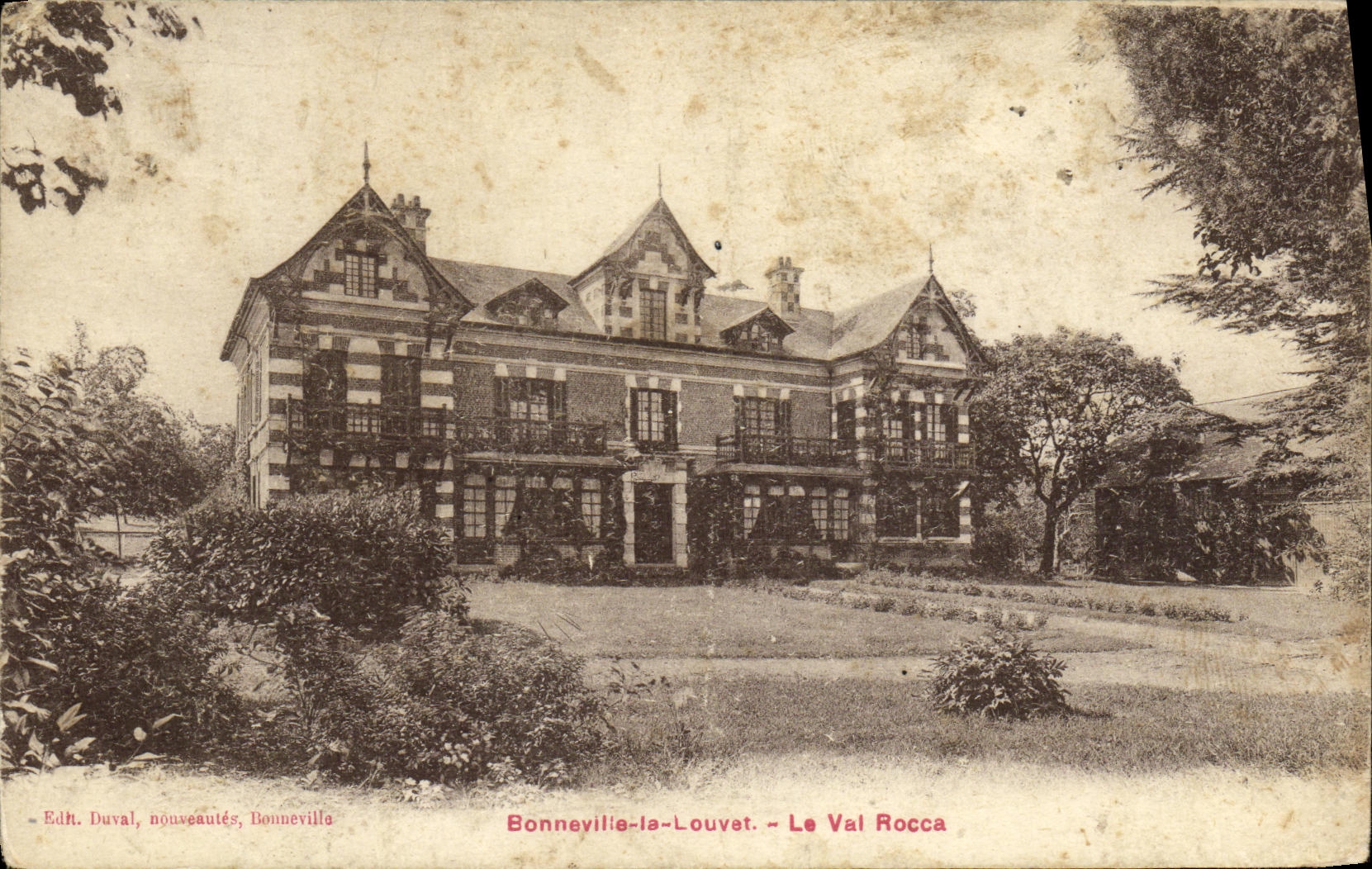 CPA Bonneville la Louvet Le Val Rocca