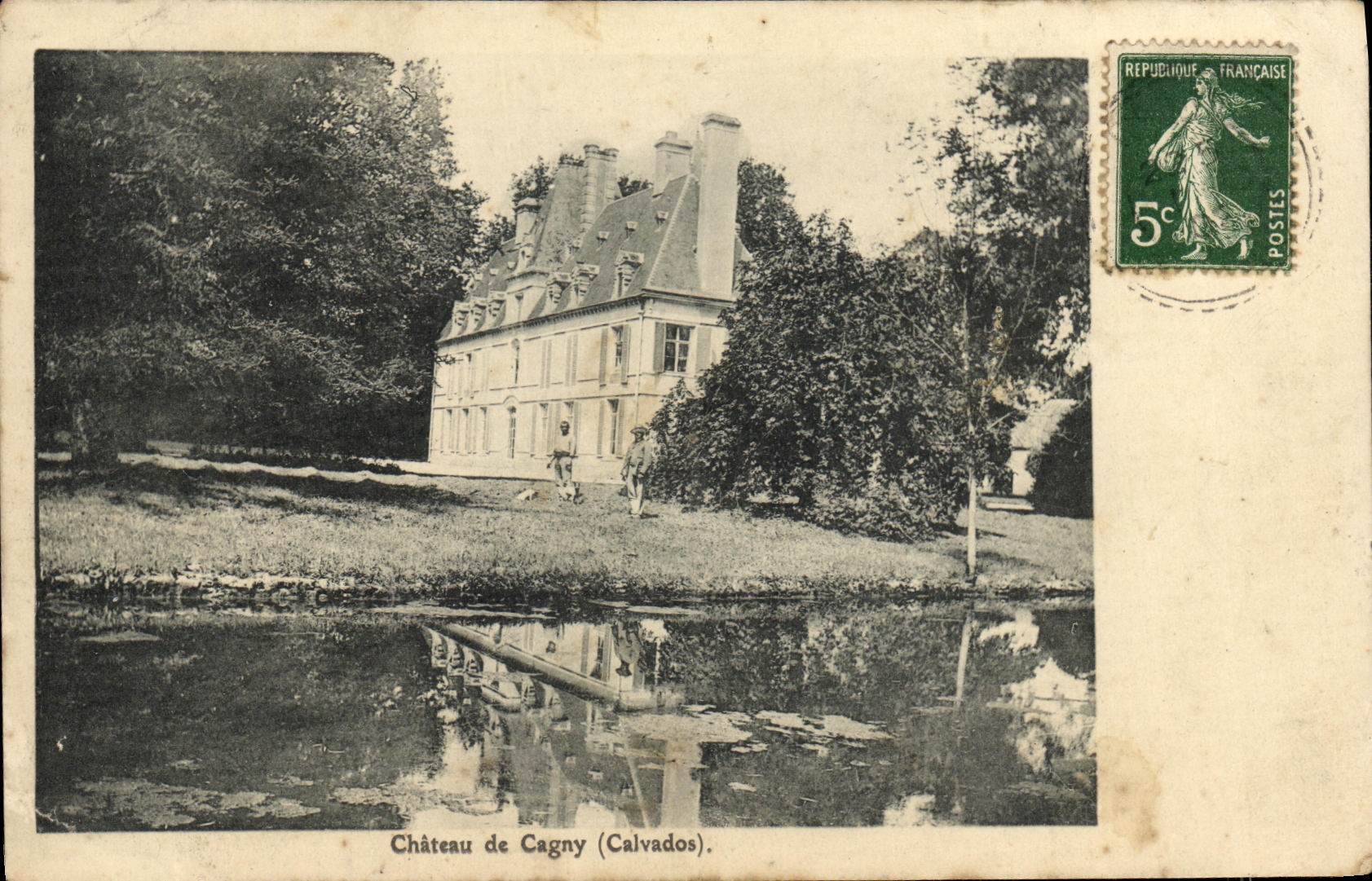 CPA Chateau de Cagny 