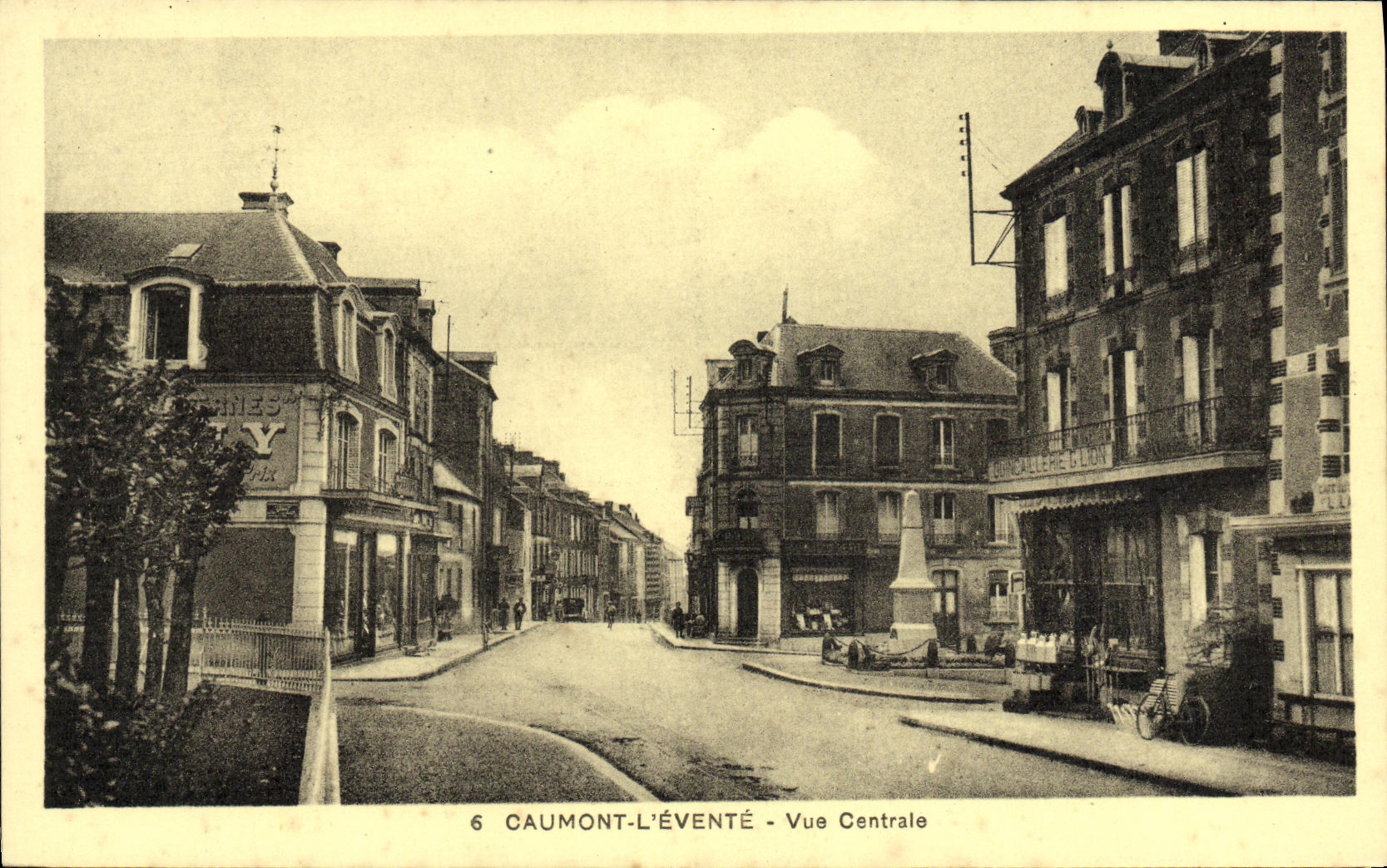 VINTAGE POSTCARD Caumont L Ventilates Seen Central