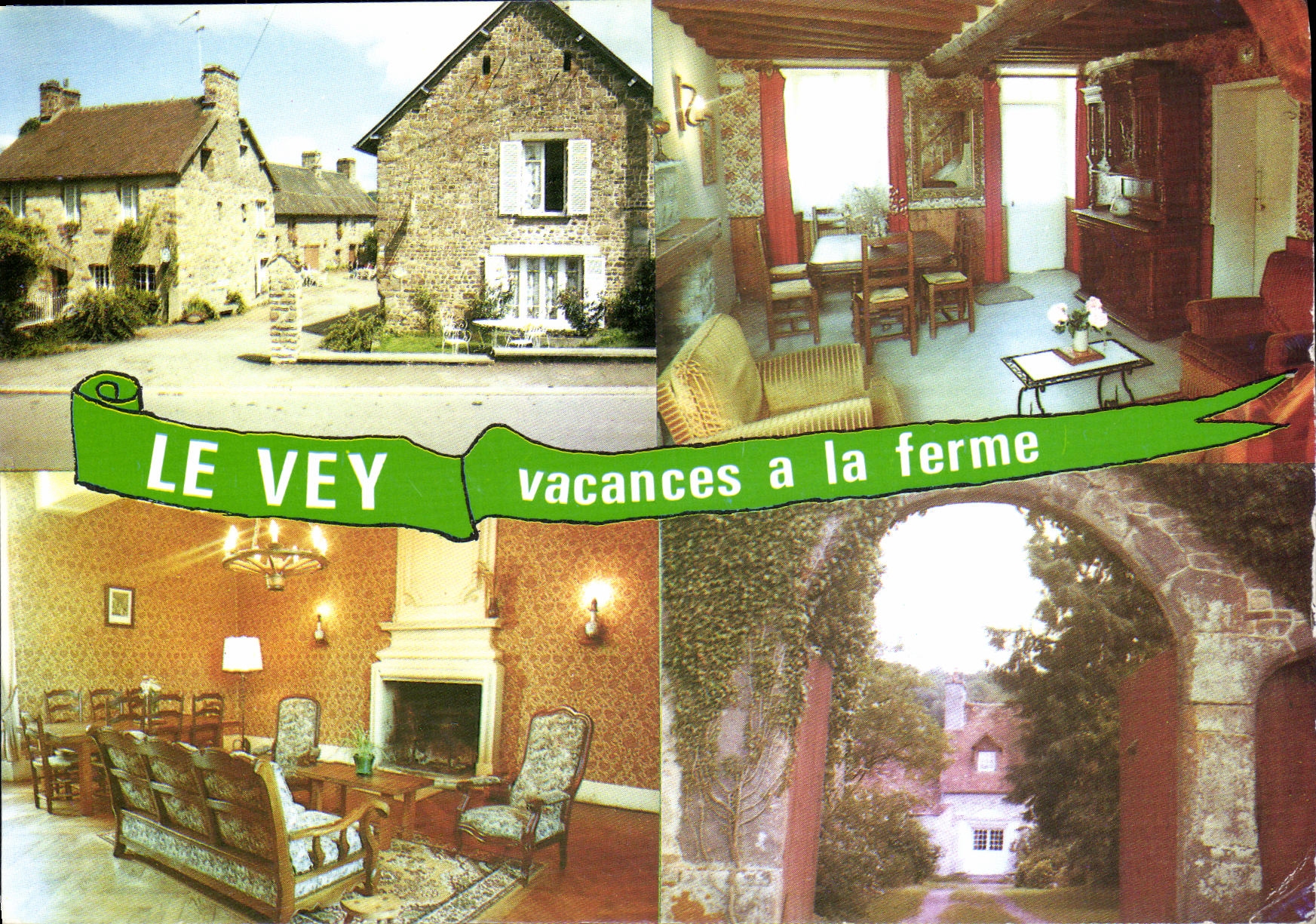 MODERN CARD Vey Holidays with the farm