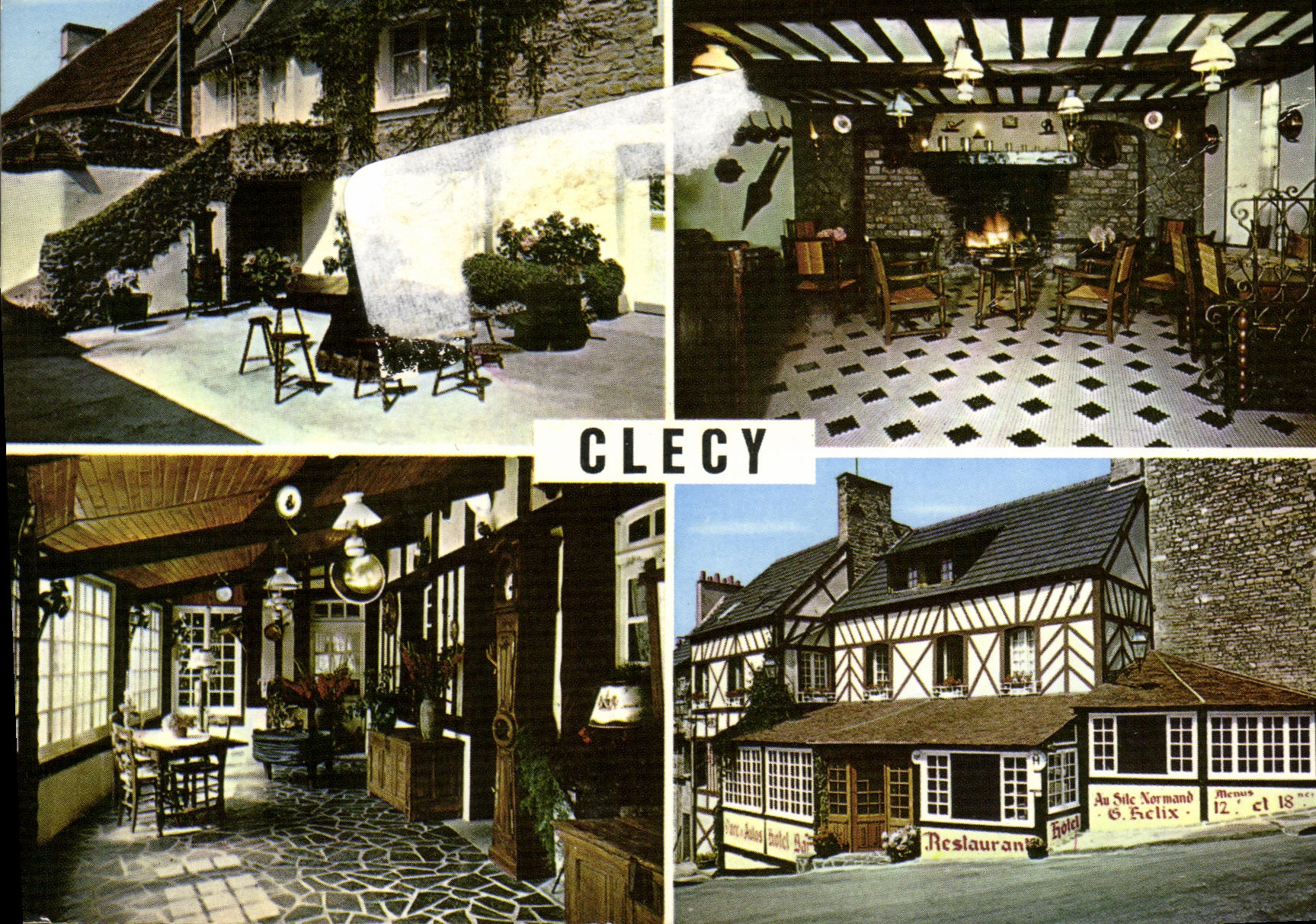 CPM Clecy Hotel du site normand Helix Restaurateur