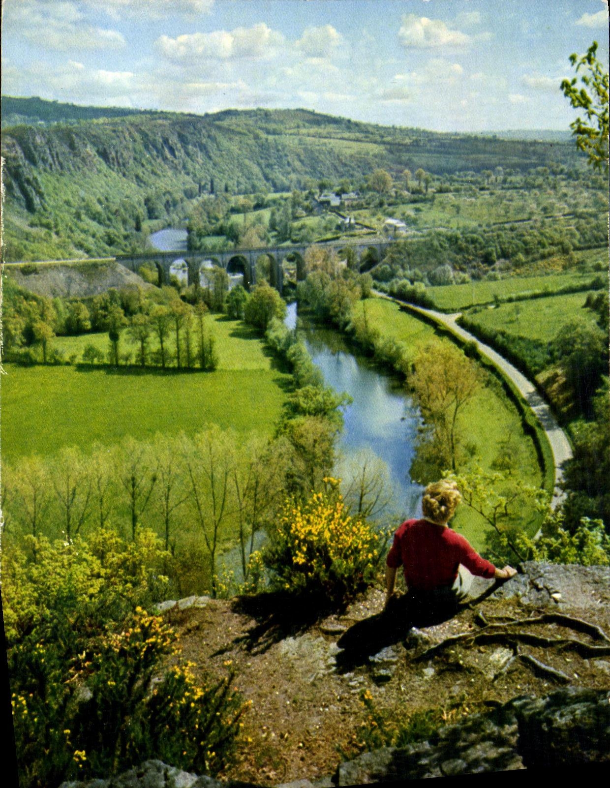 MODERN CARD luxuriant Normandy Vallee of L Decorates Switzerland Normande Clecy