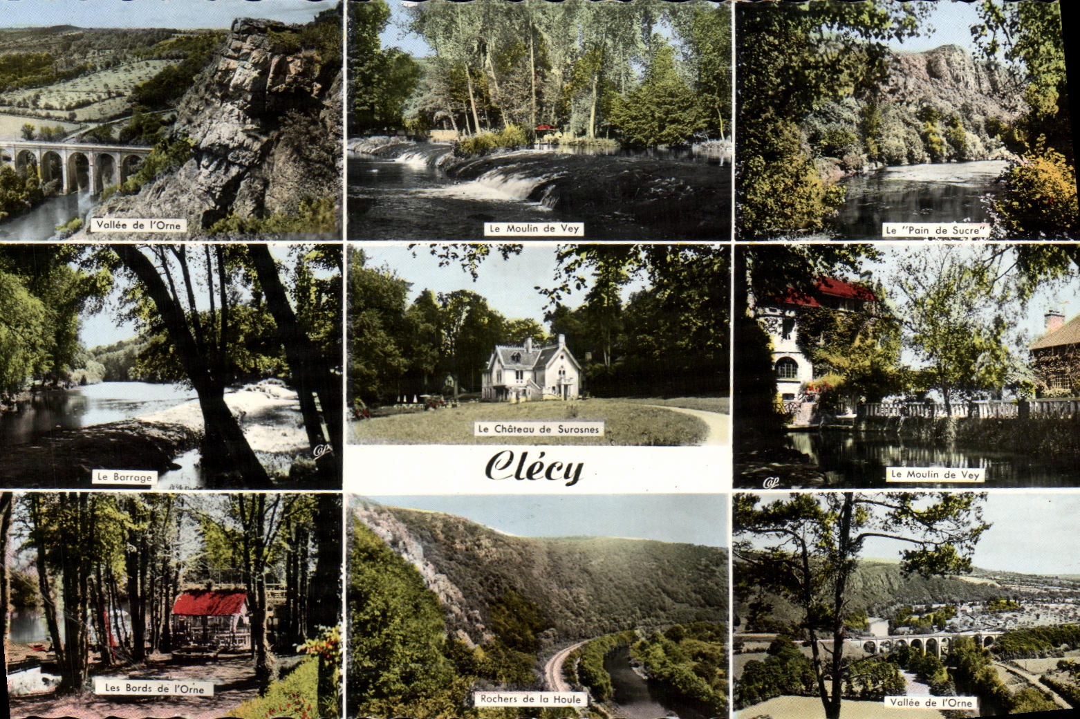 CPM La Suisse Normande Clecy Souvenir Vallee de l orne Moulin du Vey