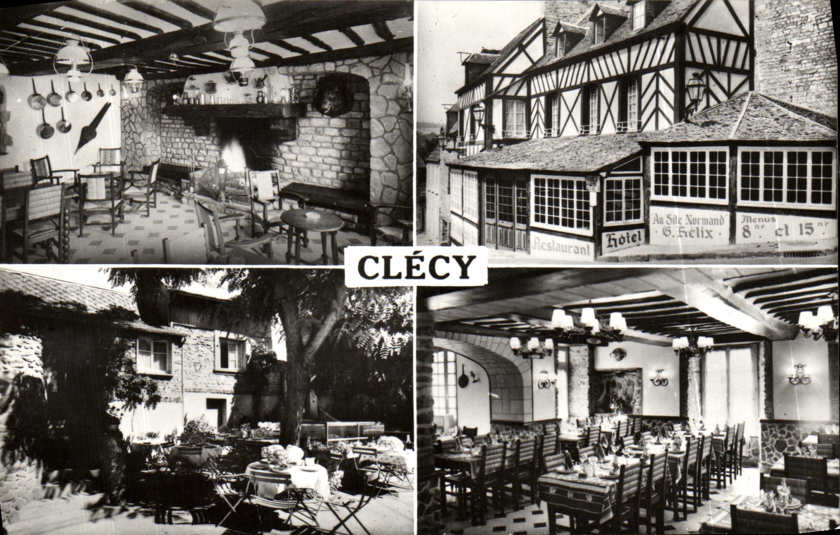 CPM Hotel du site Normande G Helix Restaurateur Clecy