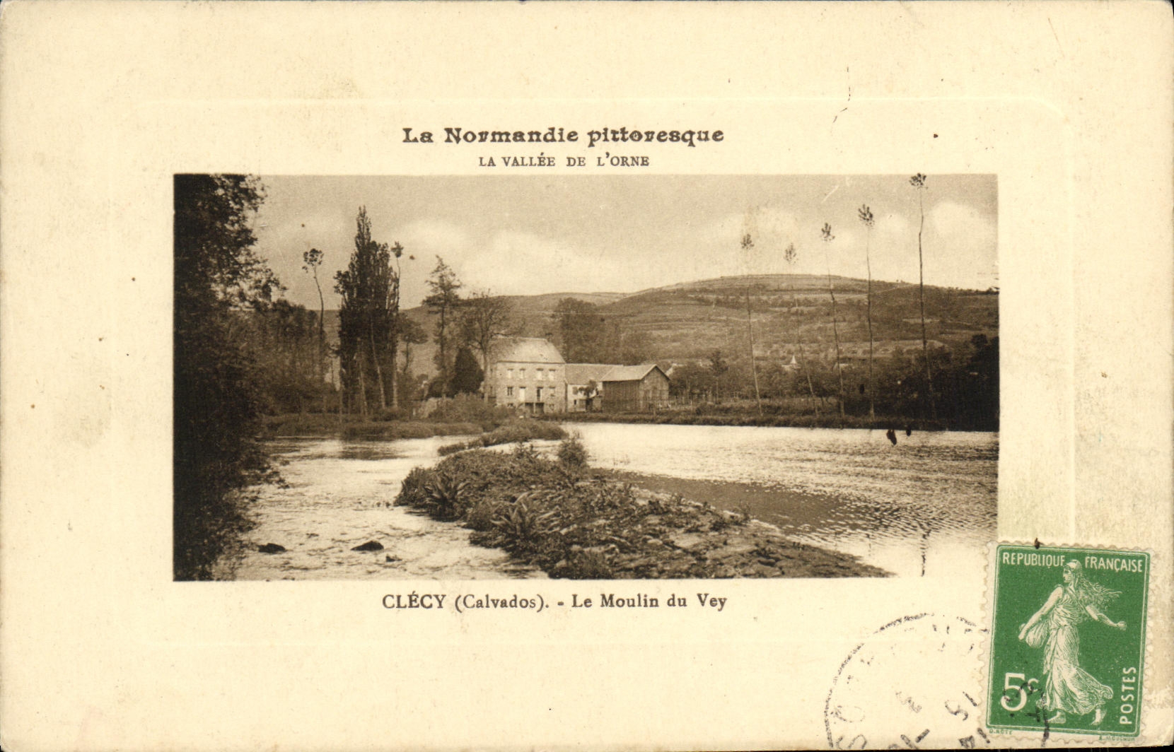 CPA Clecy Le Moulin du Vey