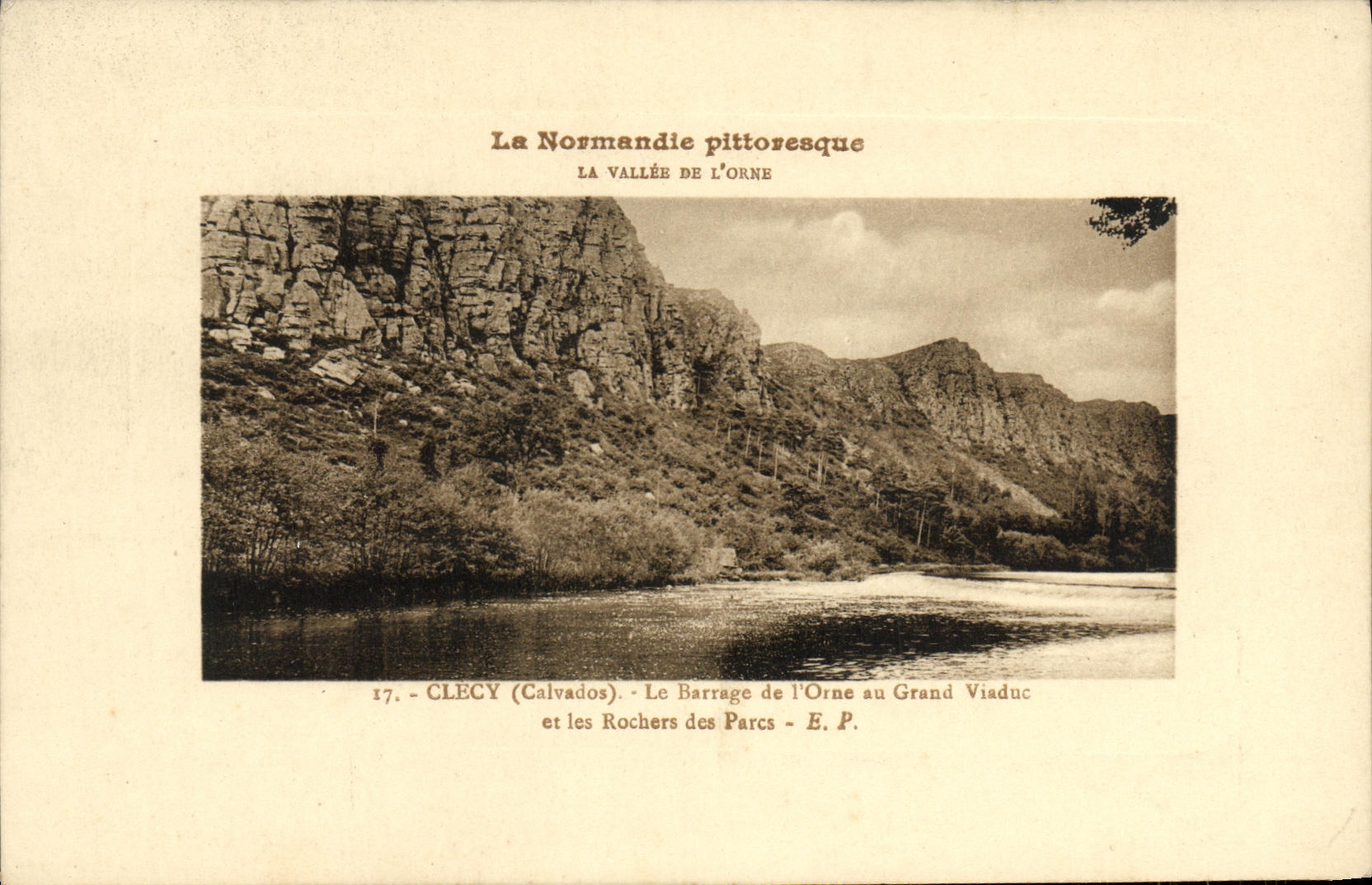 CPA Clecy Le Barrage de l Orne au Grand Viaduc et les Rochers des Parcs 