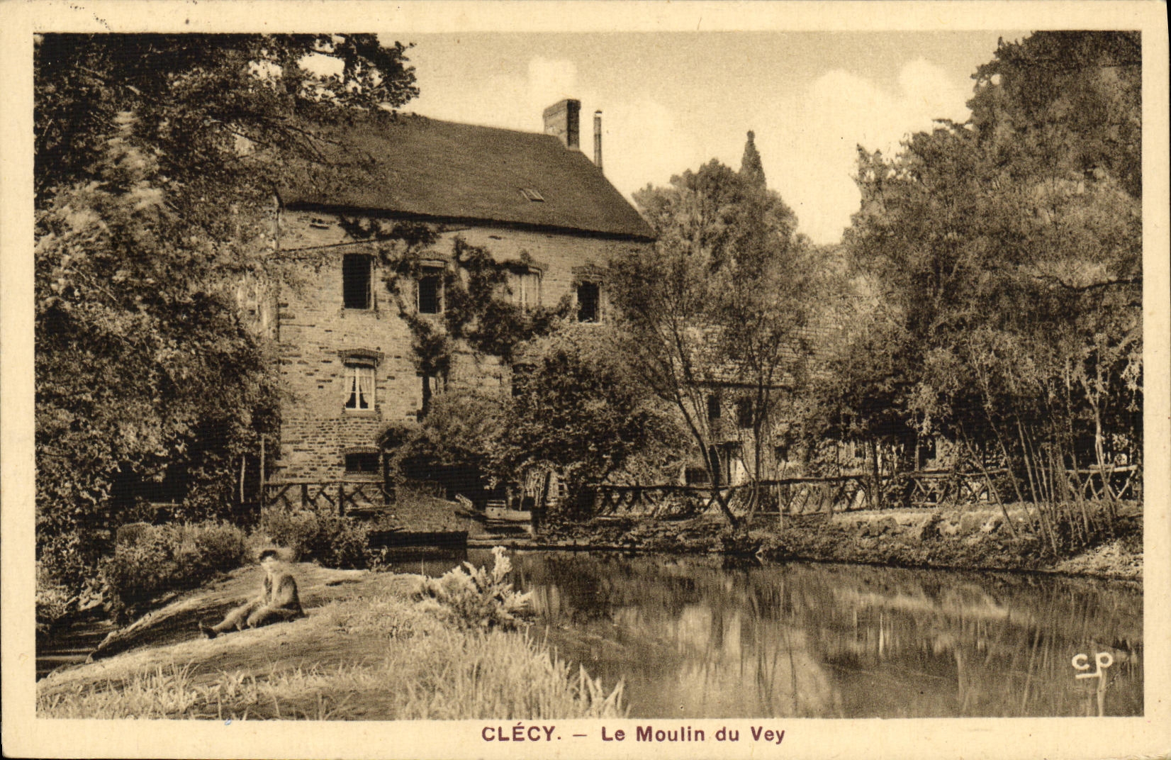 CPA Clecy Le Moulin du Vey