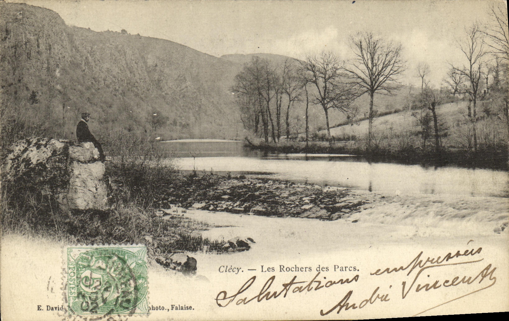 CPA Clecy Les Rochers des Parcs
