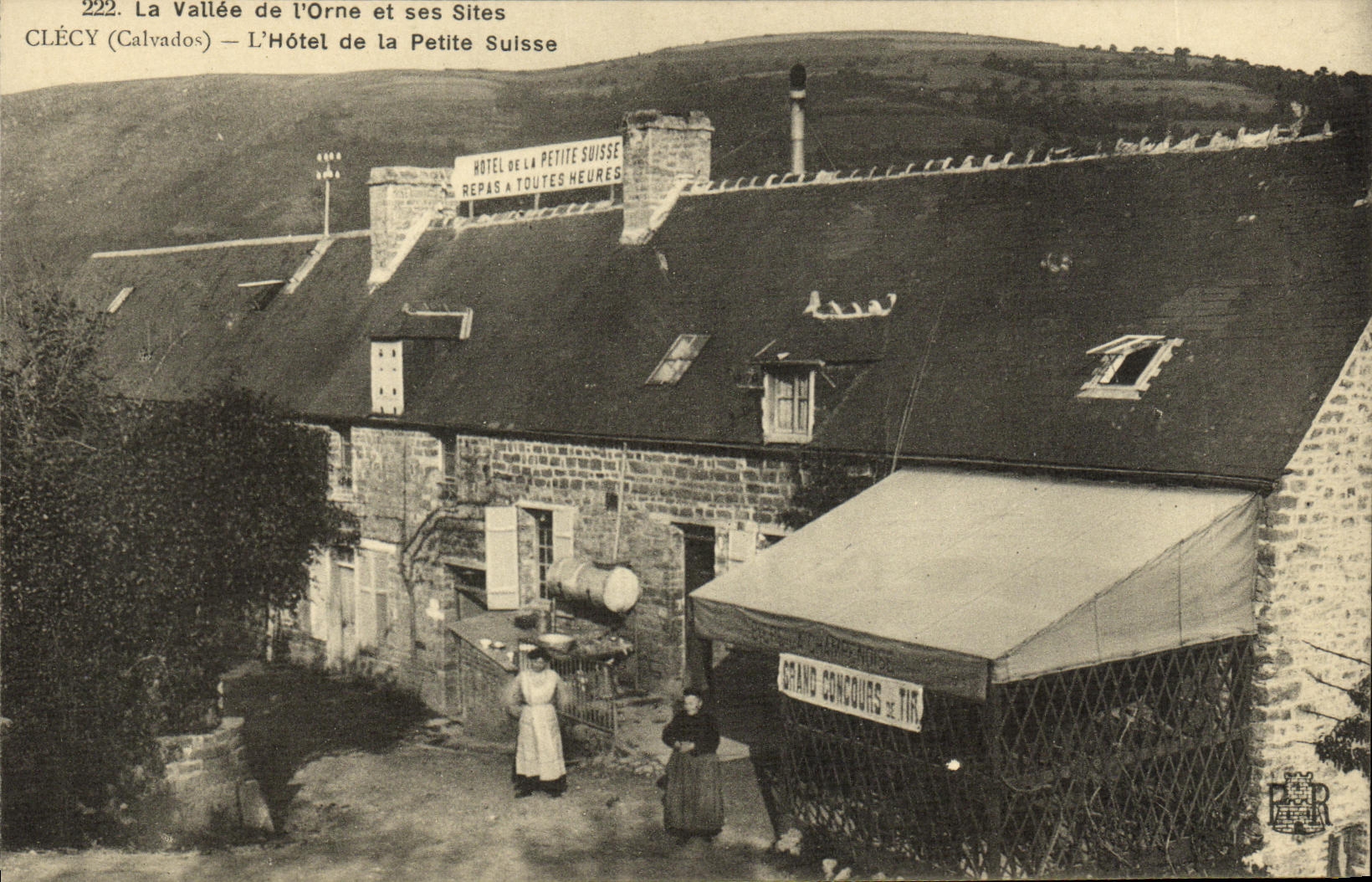 POSTAL de la VENDIMIA que el valle de L adorna y sus sitios Clecy L hotel de la pequena competicion grande de Suiza de la TAPA del Shooting